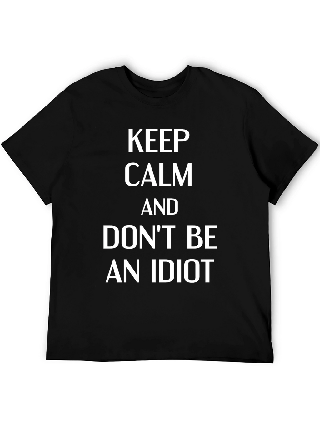 Keep Calm Slogan Graphic Tee