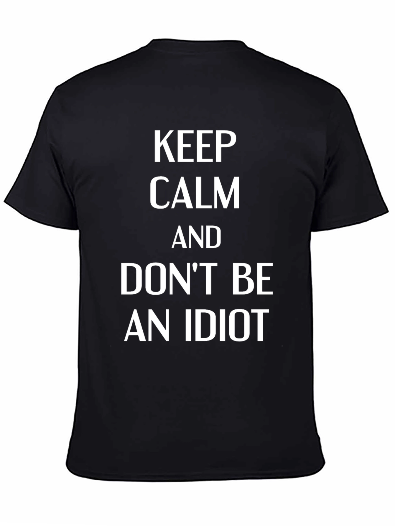 Keep Calm Slogan Graphic Tee