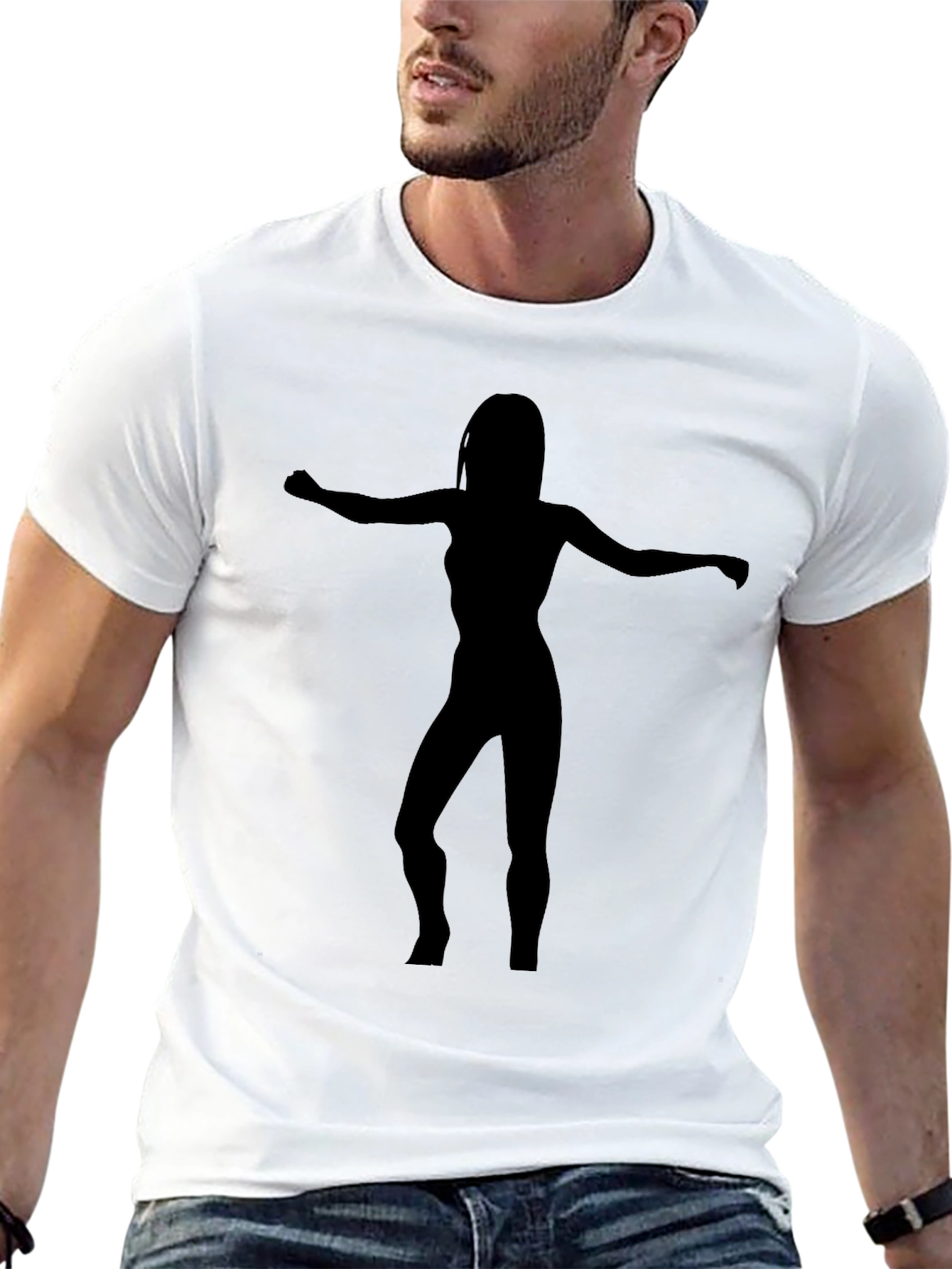 Silhouette Dancer Black T-Shirt