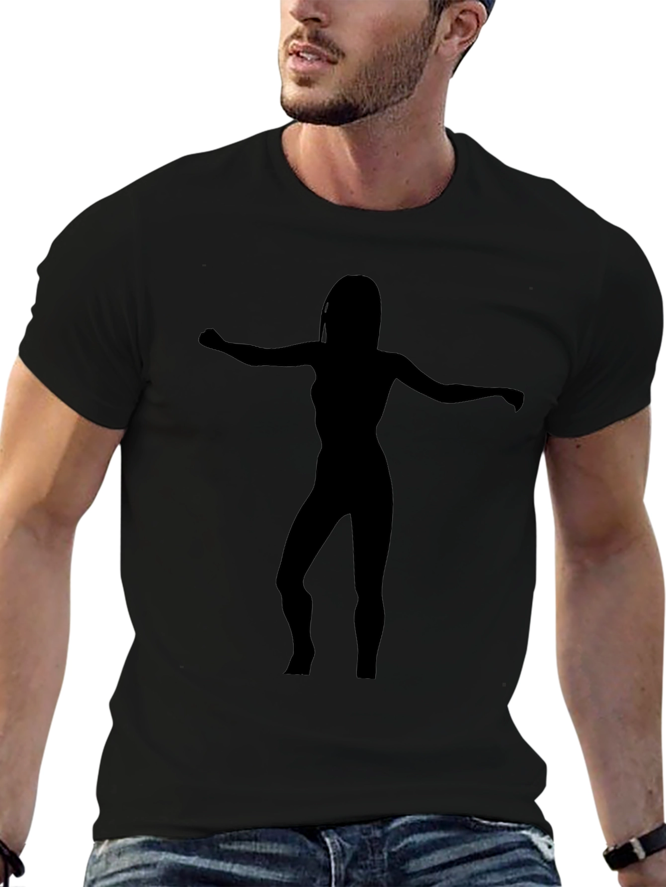 Silhouette Dancer Black T-Shirt