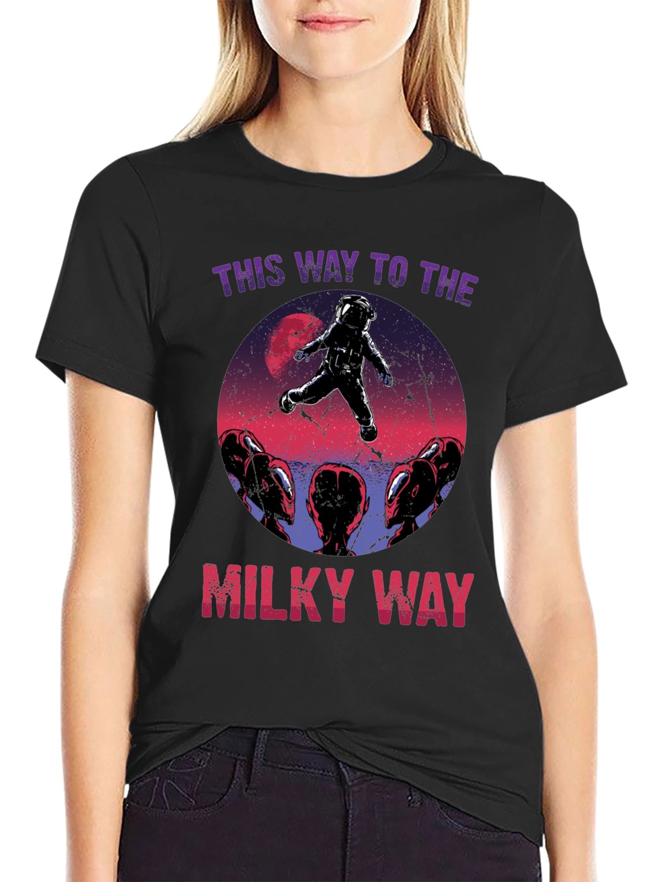 This Way To The Milky Way Graphic Tee