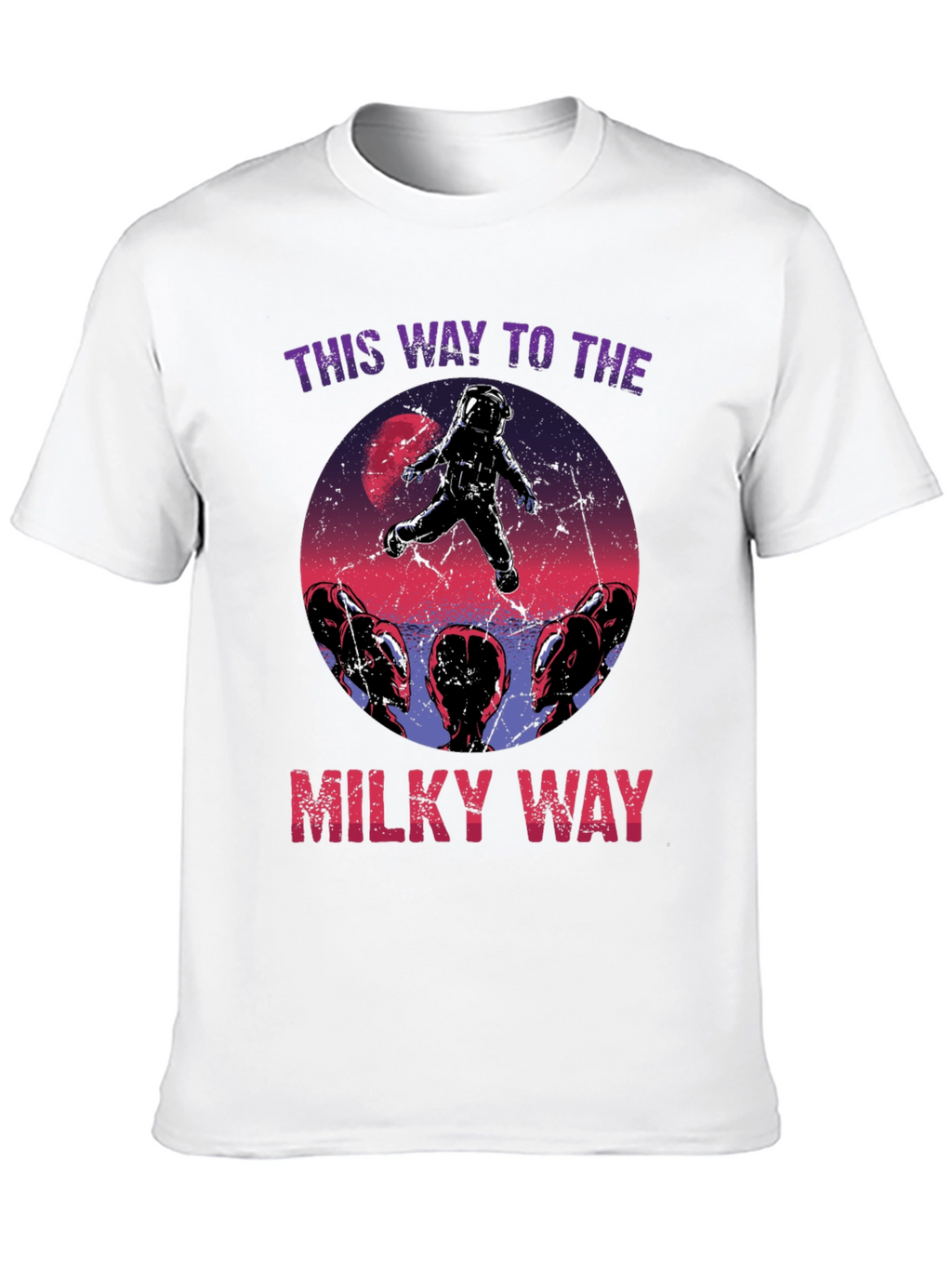 This Way To The Milky Way Graphic Tee