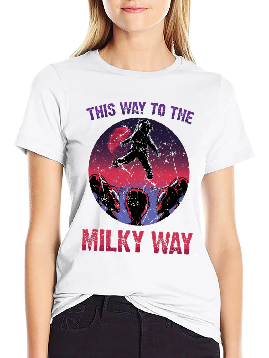 This Way To The Milky Way Graphic Tee