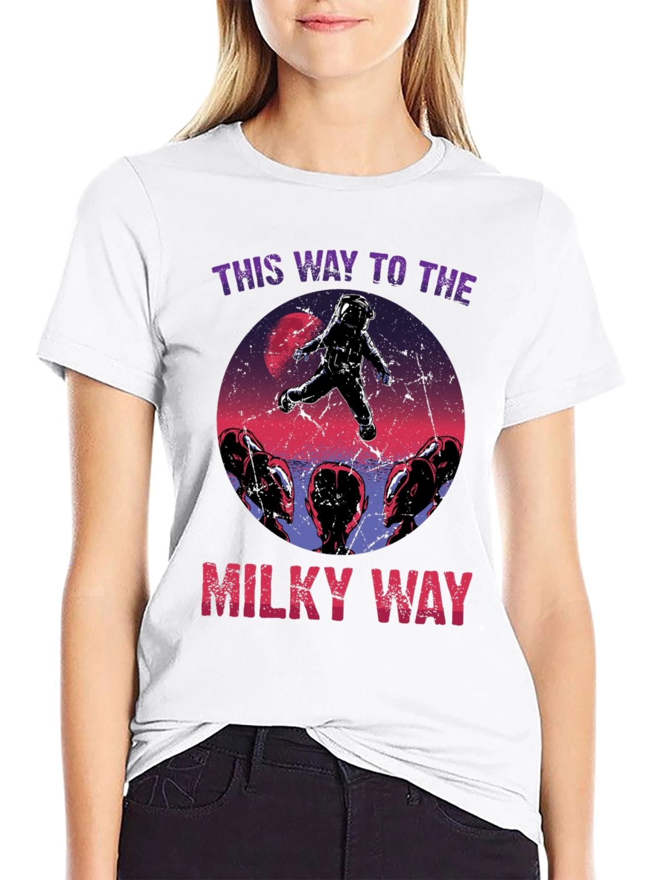 This Way To The Milky Way Graphic Tee