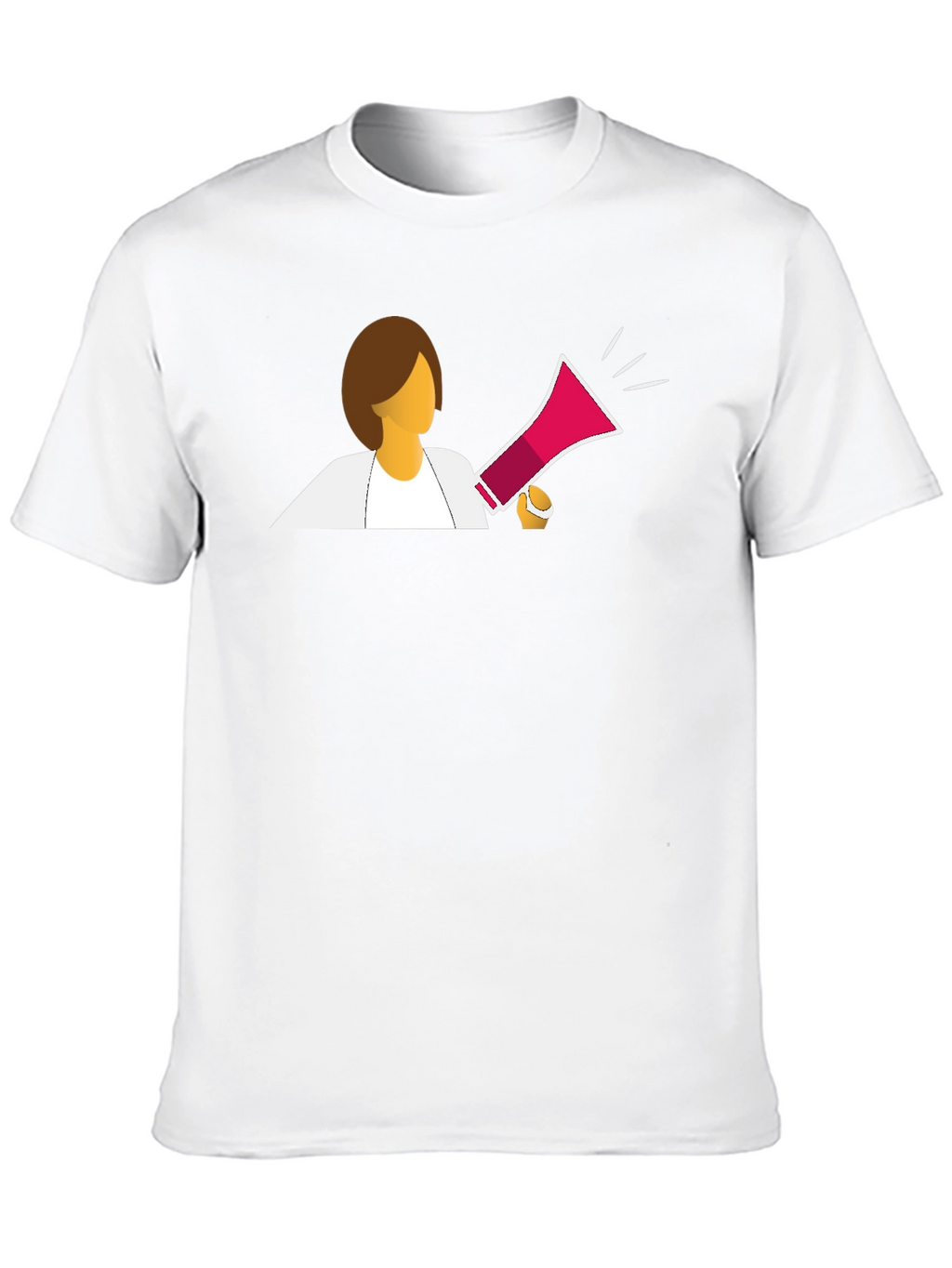 Empowered Woman T-Shirt - Bullhorn Graphic Tee
