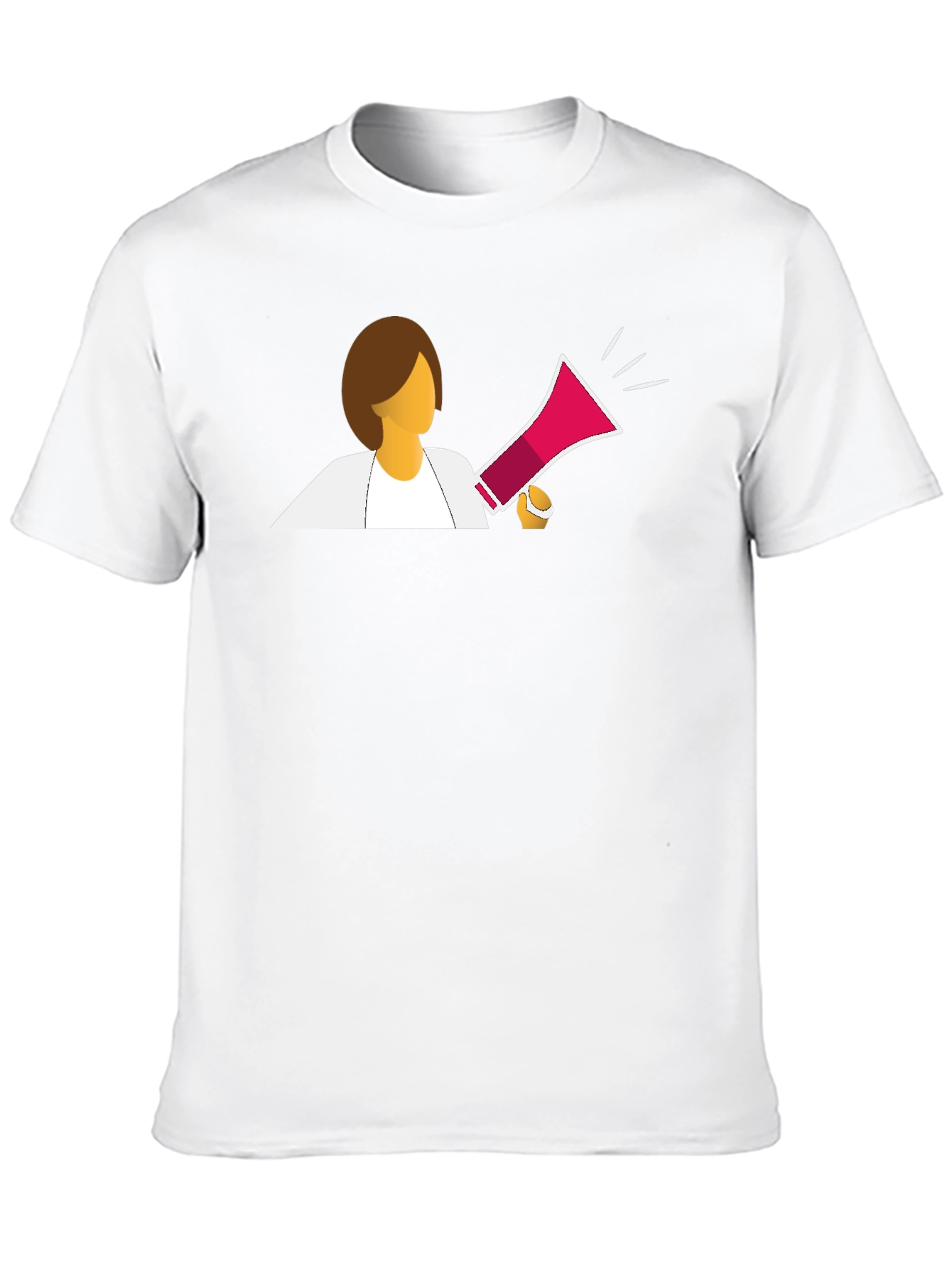 Empowered Woman T-Shirt - Bullhorn Graphic Tee
