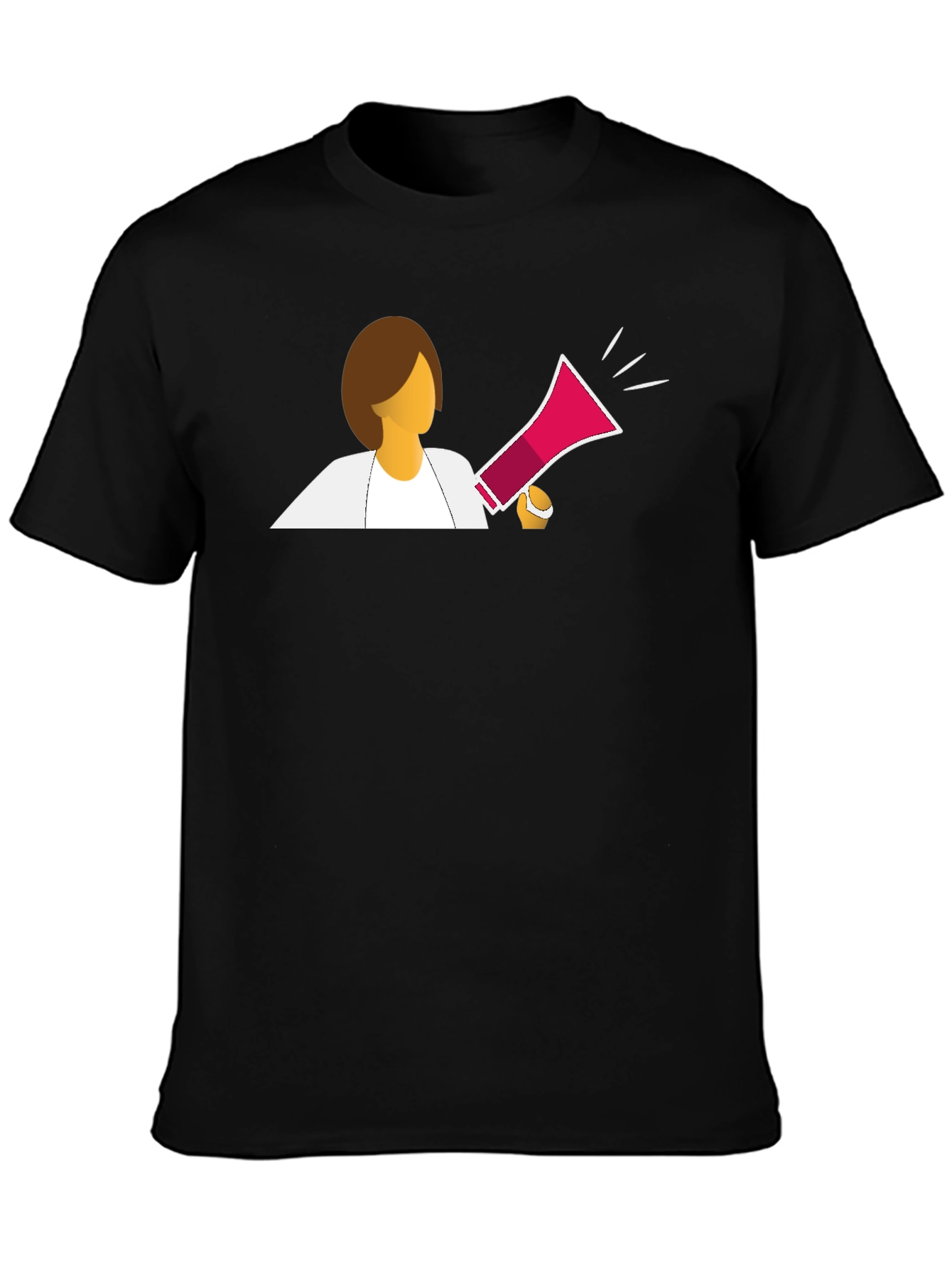 Empowered Woman T-Shirt - Bullhorn Graphic Tee