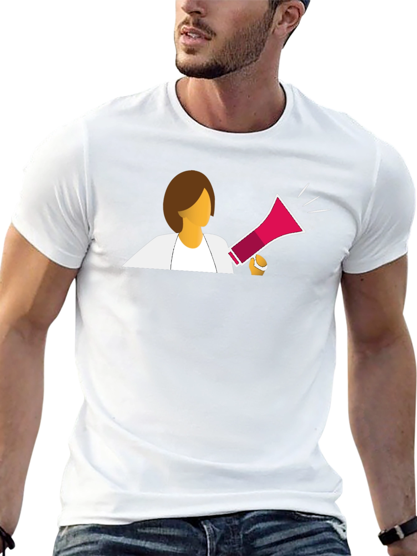 Empowered Woman T-Shirt - Bullhorn Graphic Tee