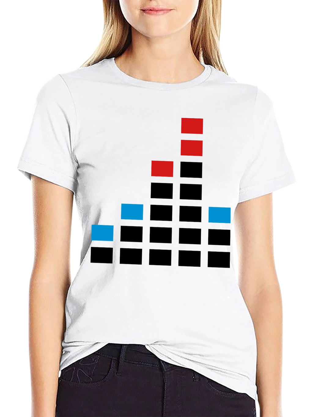 Modern Graphic Tee - Soundwave Design
