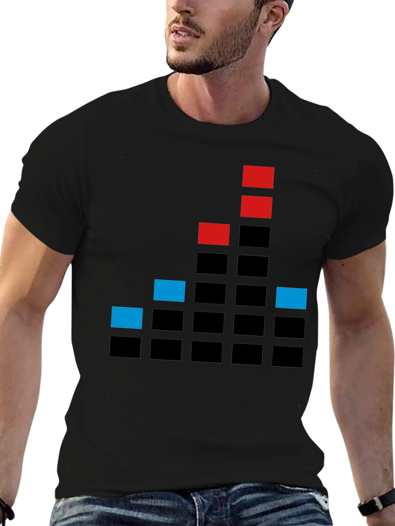 Modern Graphic Tee - Soundwave Design
