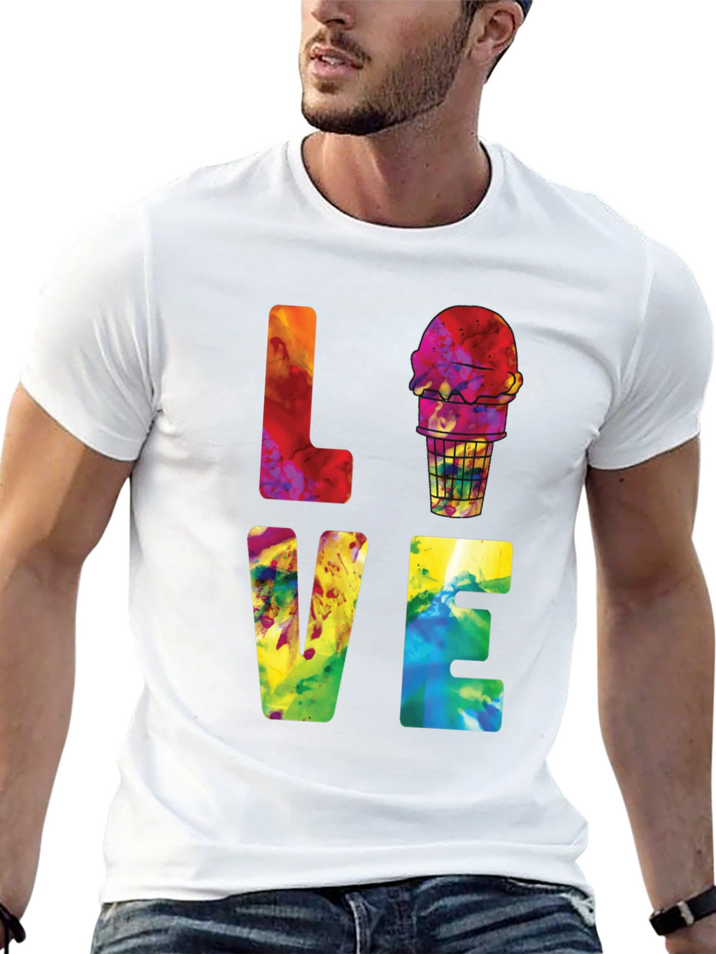 Tie-Dye LOVE Graphic Tee