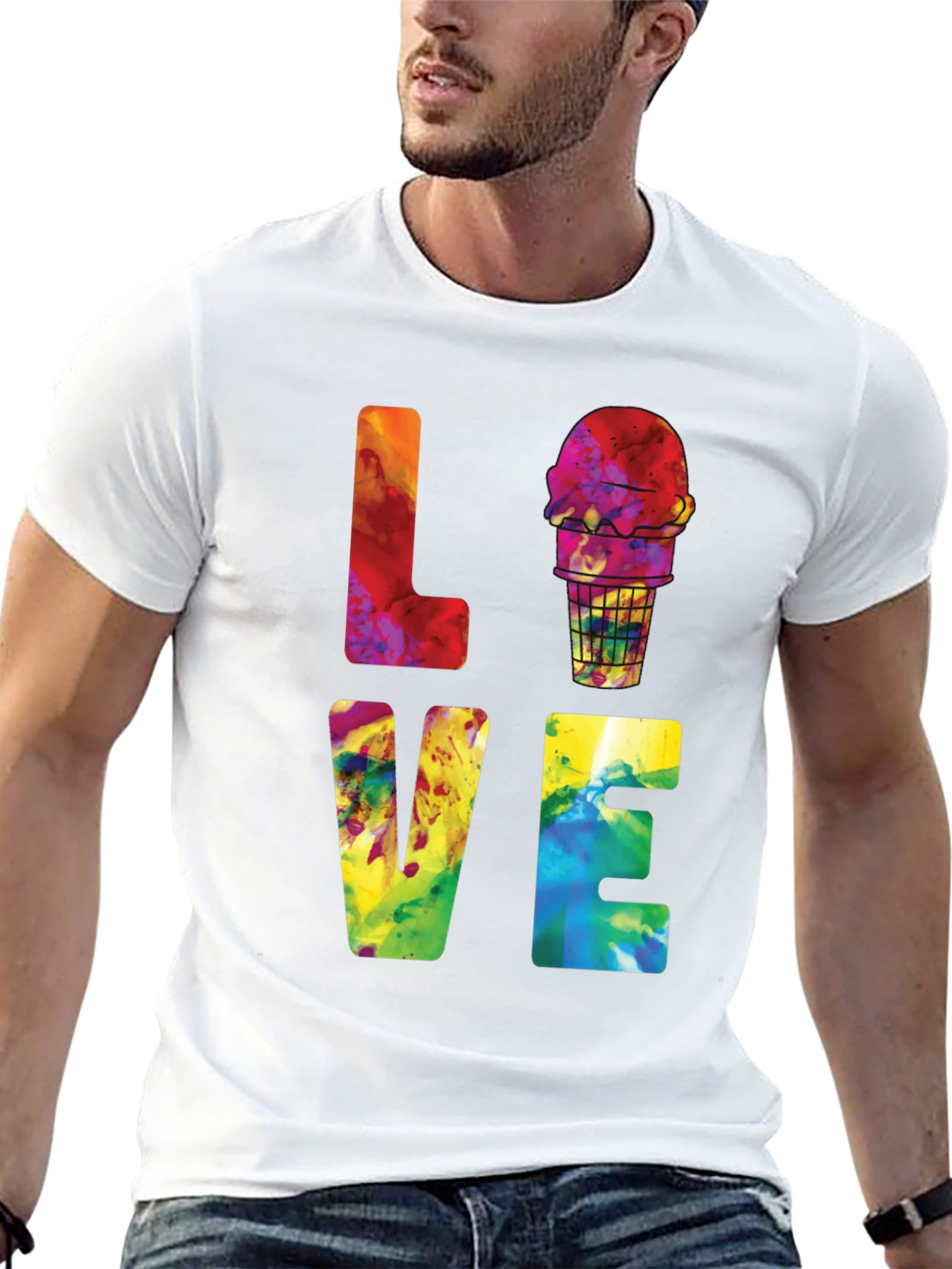 Tie-Dye LOVE Graphic Tee