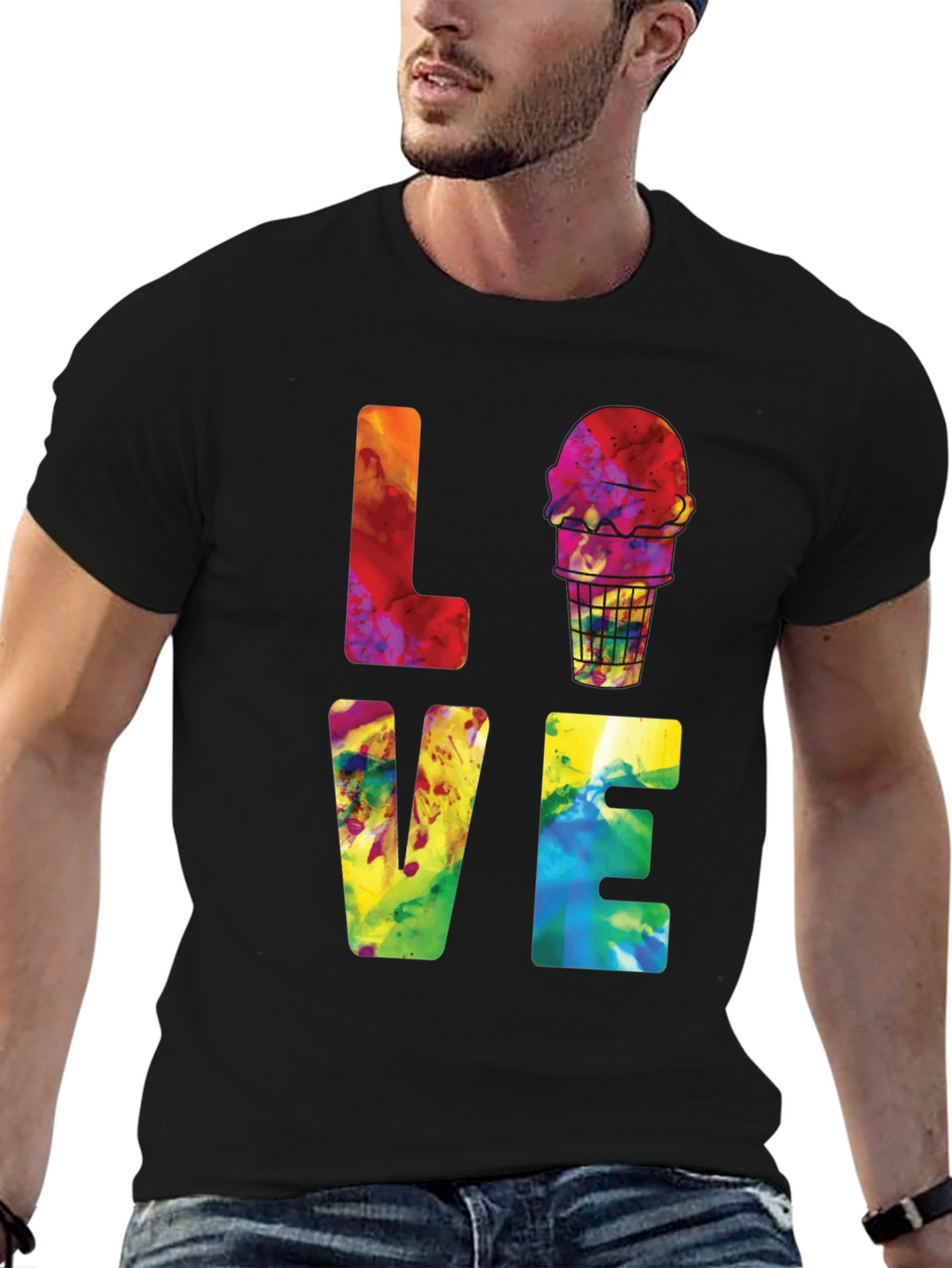 Tie-Dye LOVE Graphic Tee