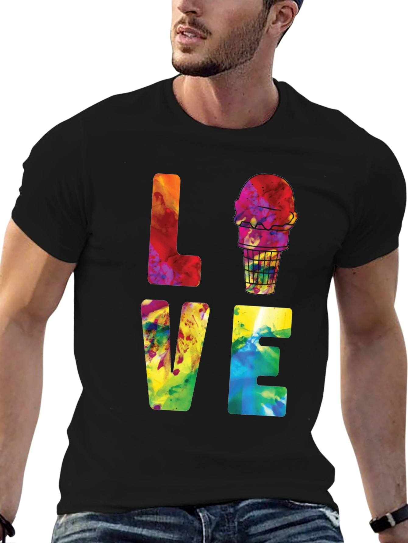 Tie-Dye LOVE Graphic Tee