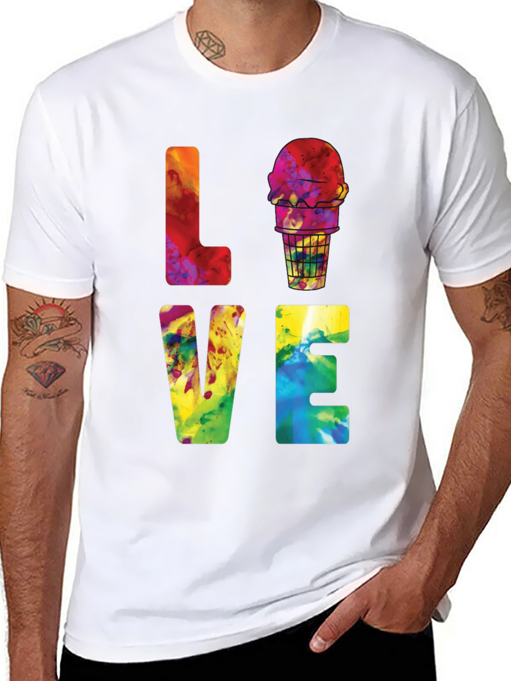 Tie-Dye LOVE Graphic Tee