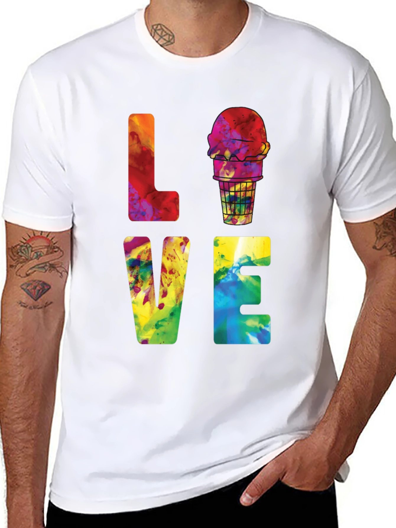 Tie-Dye LOVE Graphic Tee