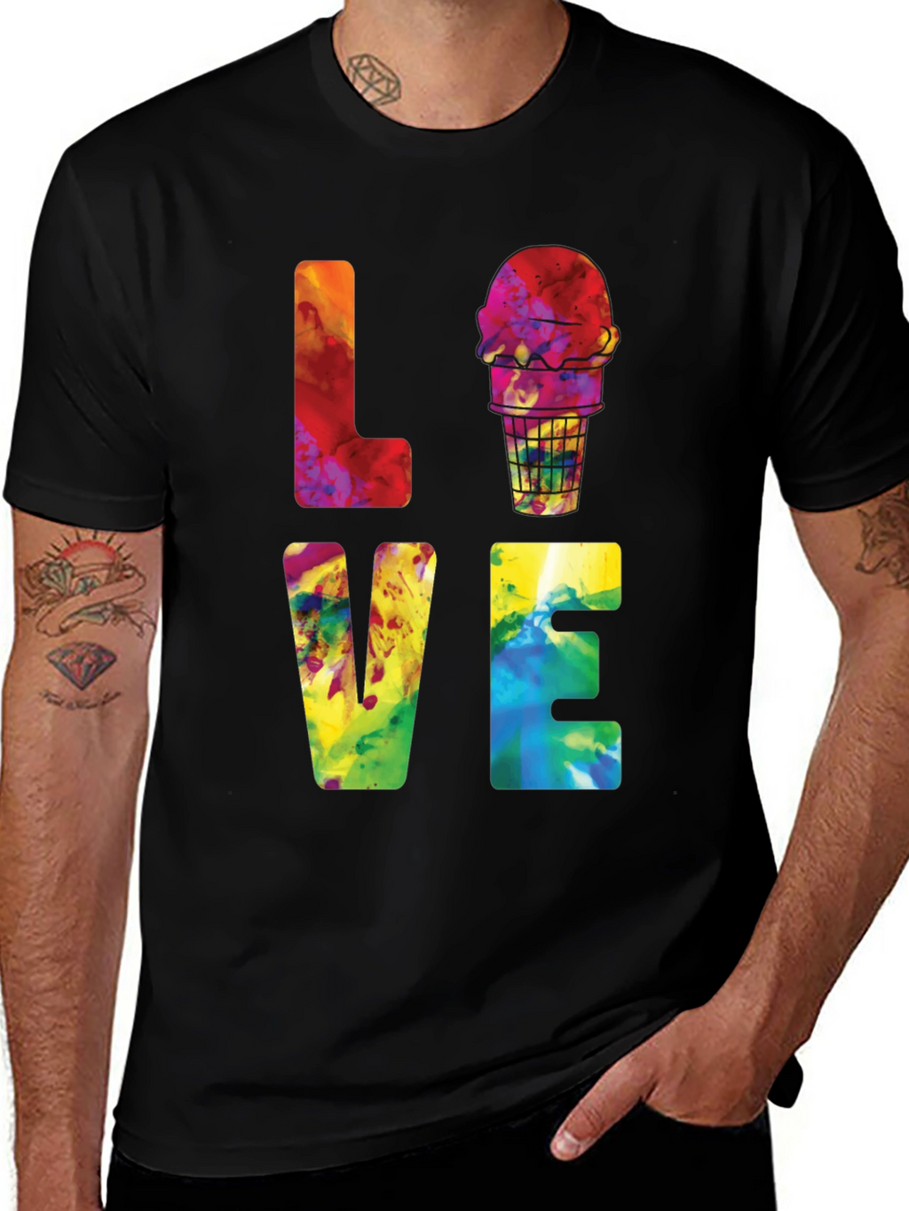 Tie-Dye LOVE Graphic Tee