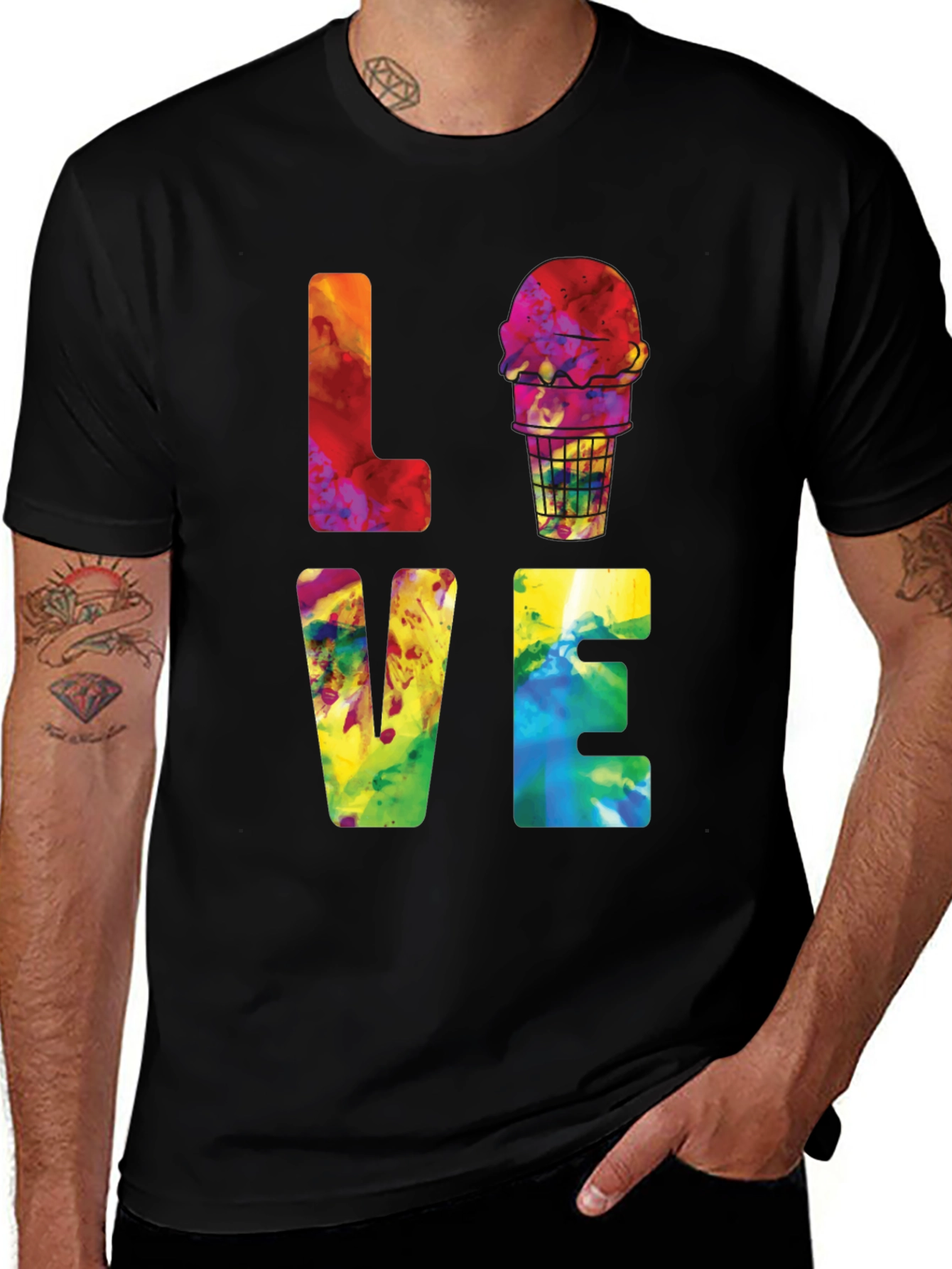Tie-Dye LOVE Graphic Tee