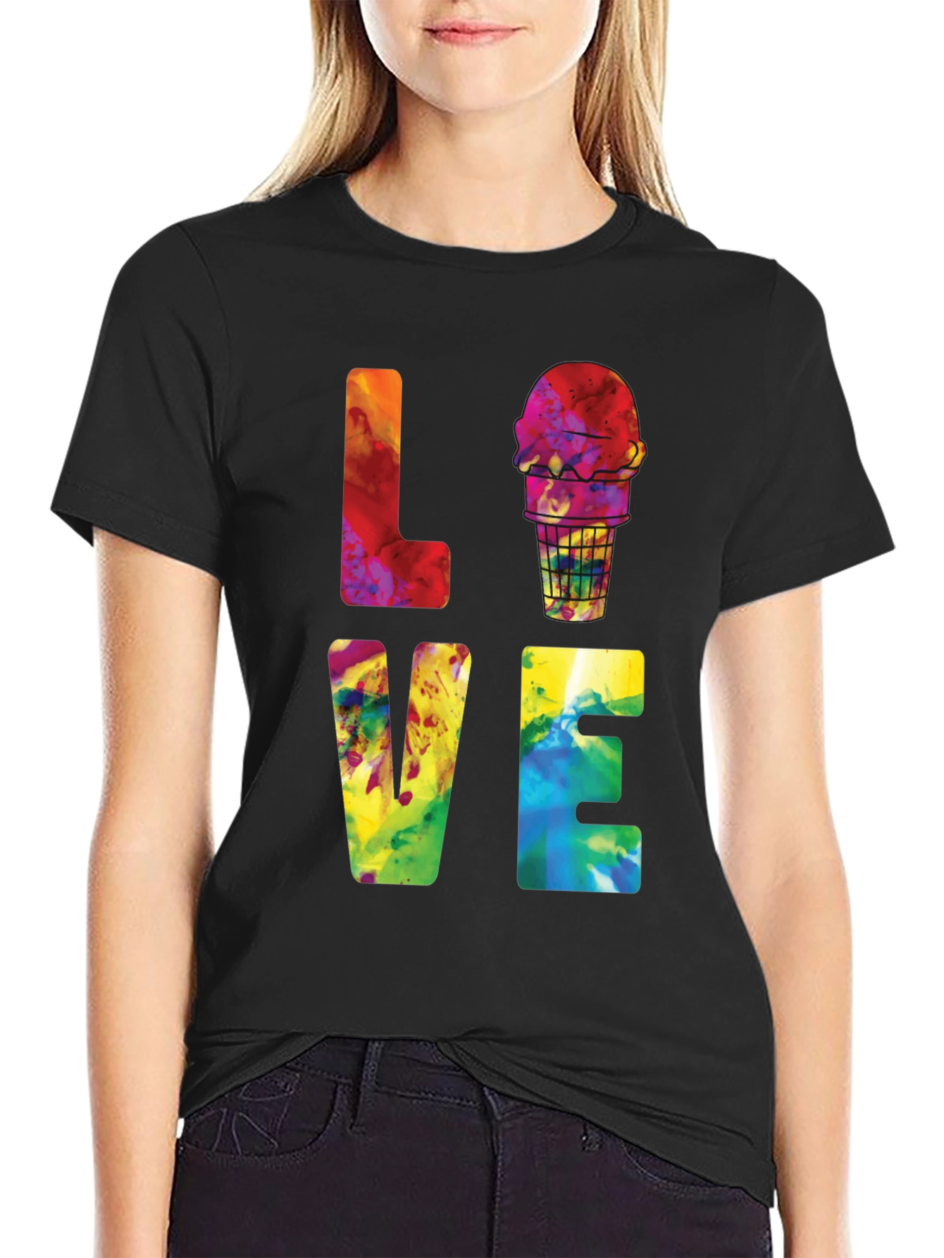 Tie-Dye LOVE Graphic Tee