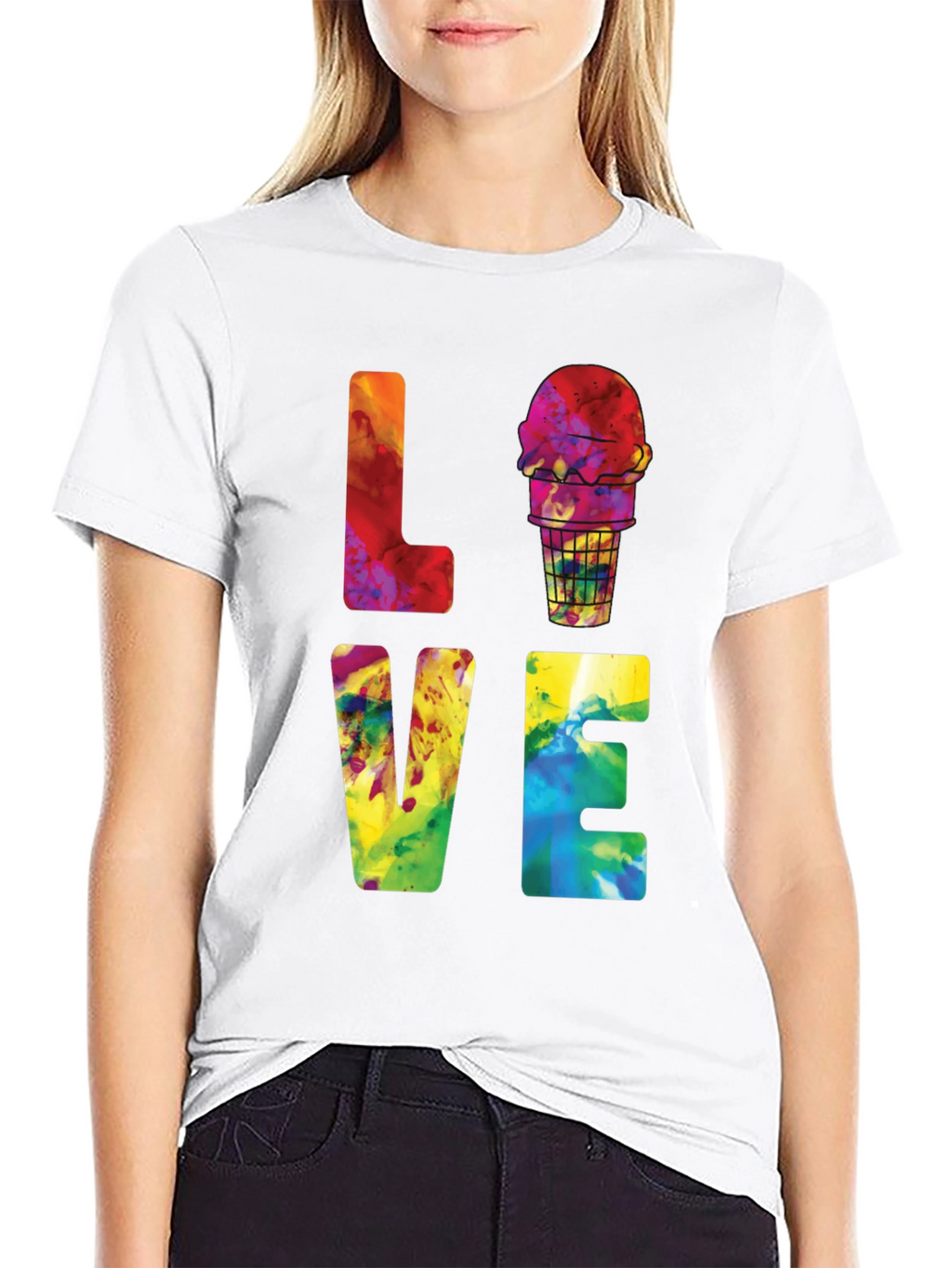 Tie-Dye LOVE Graphic Tee