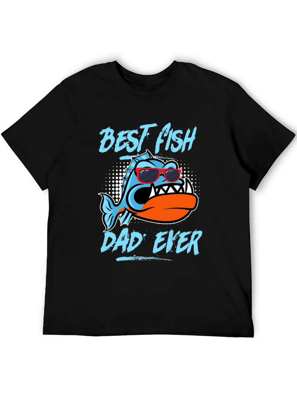 Best Fish Dad Ever Graphic T-Shirt