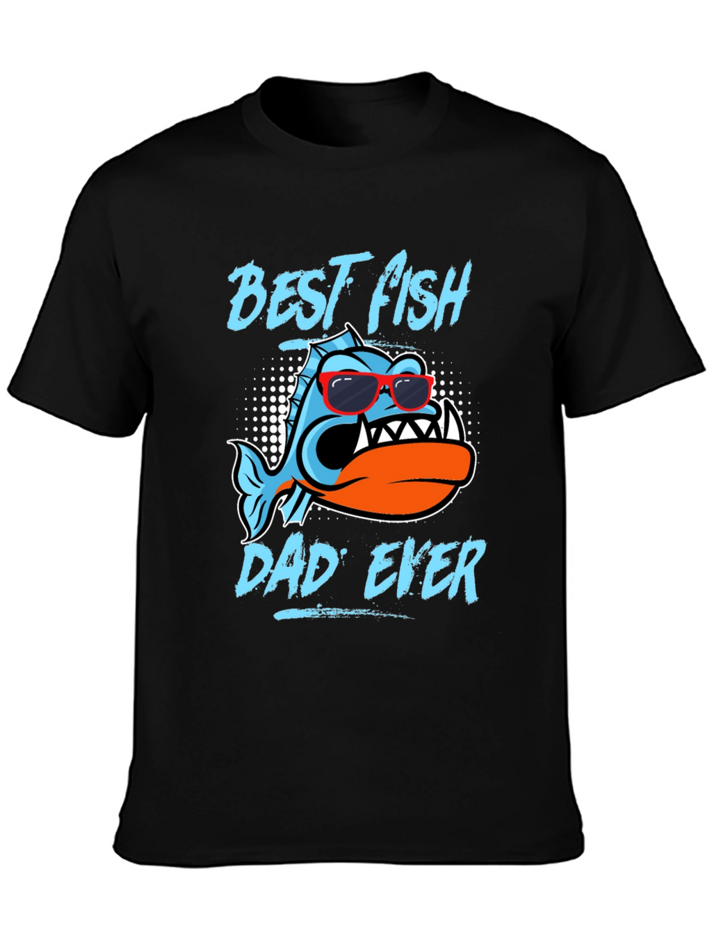 Best Fish Dad Ever Graphic T-Shirt