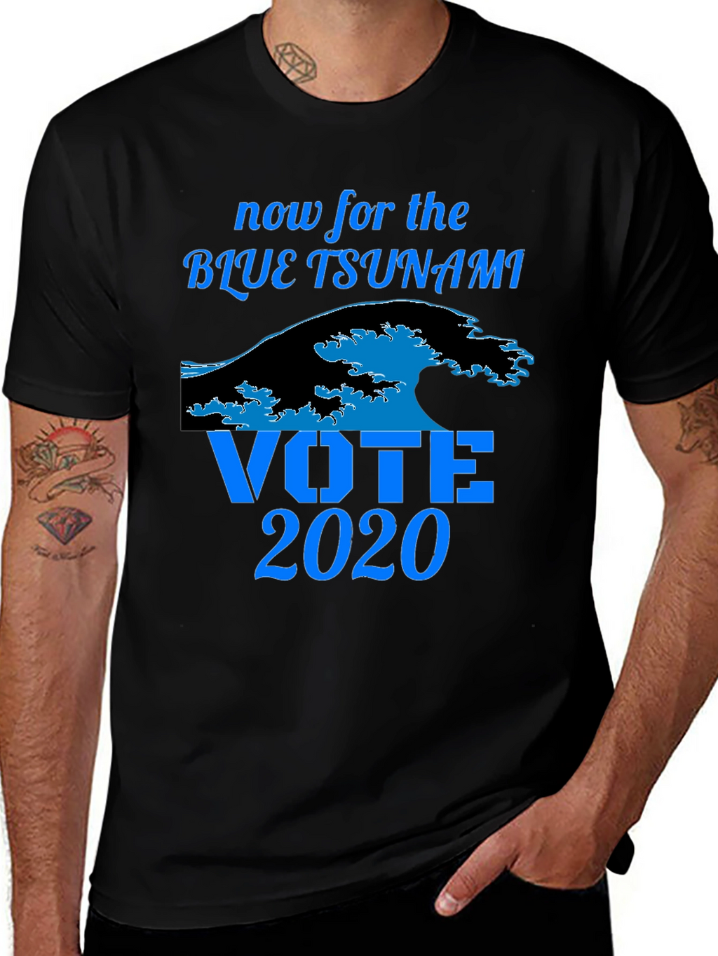 Blue Tsunami Vote 2020 Graphic T-Shirt