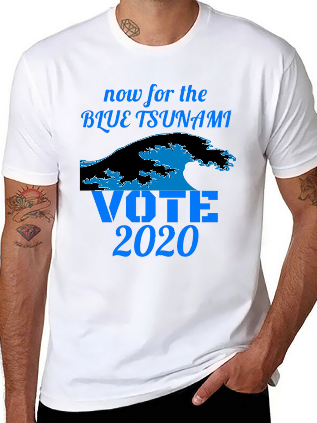 Blue Tsunami Vote 2020 Graphic T-Shirt