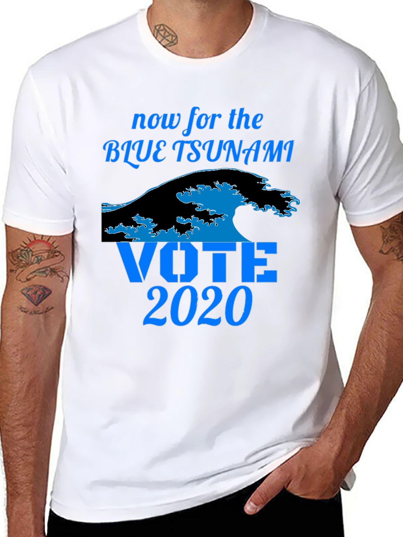 Blue Tsunami Vote 2020 Graphic T-Shirt