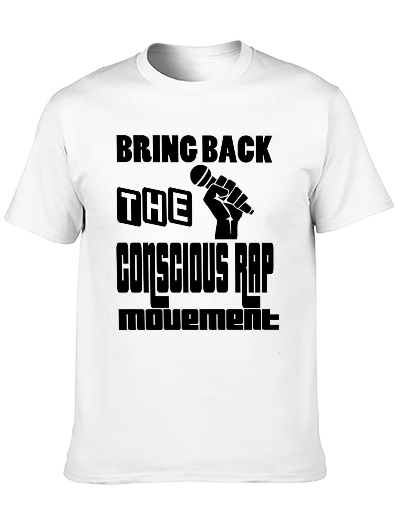 Conscious Rap Movement Black T-Shirt