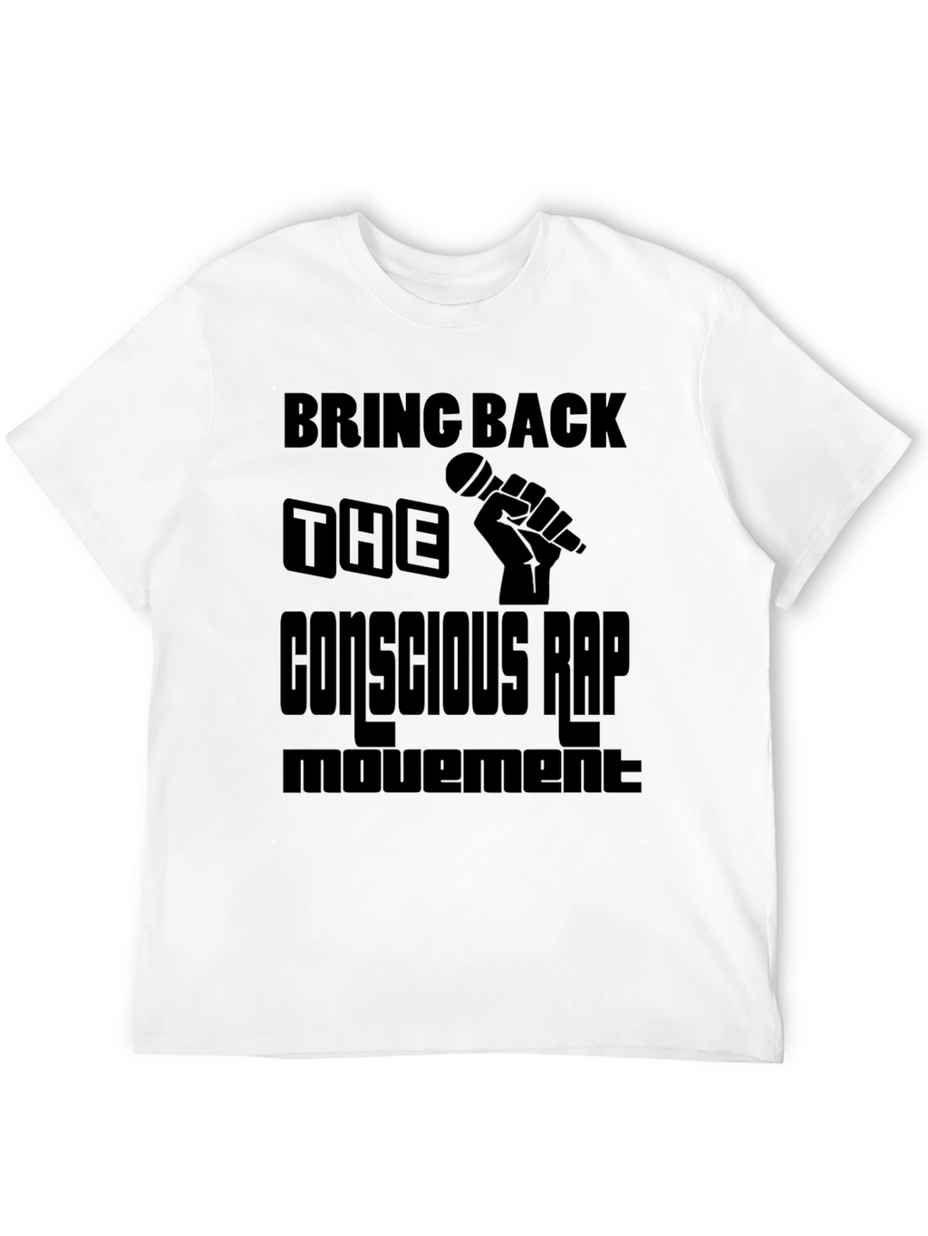 Conscious Rap Movement Black T-Shirt