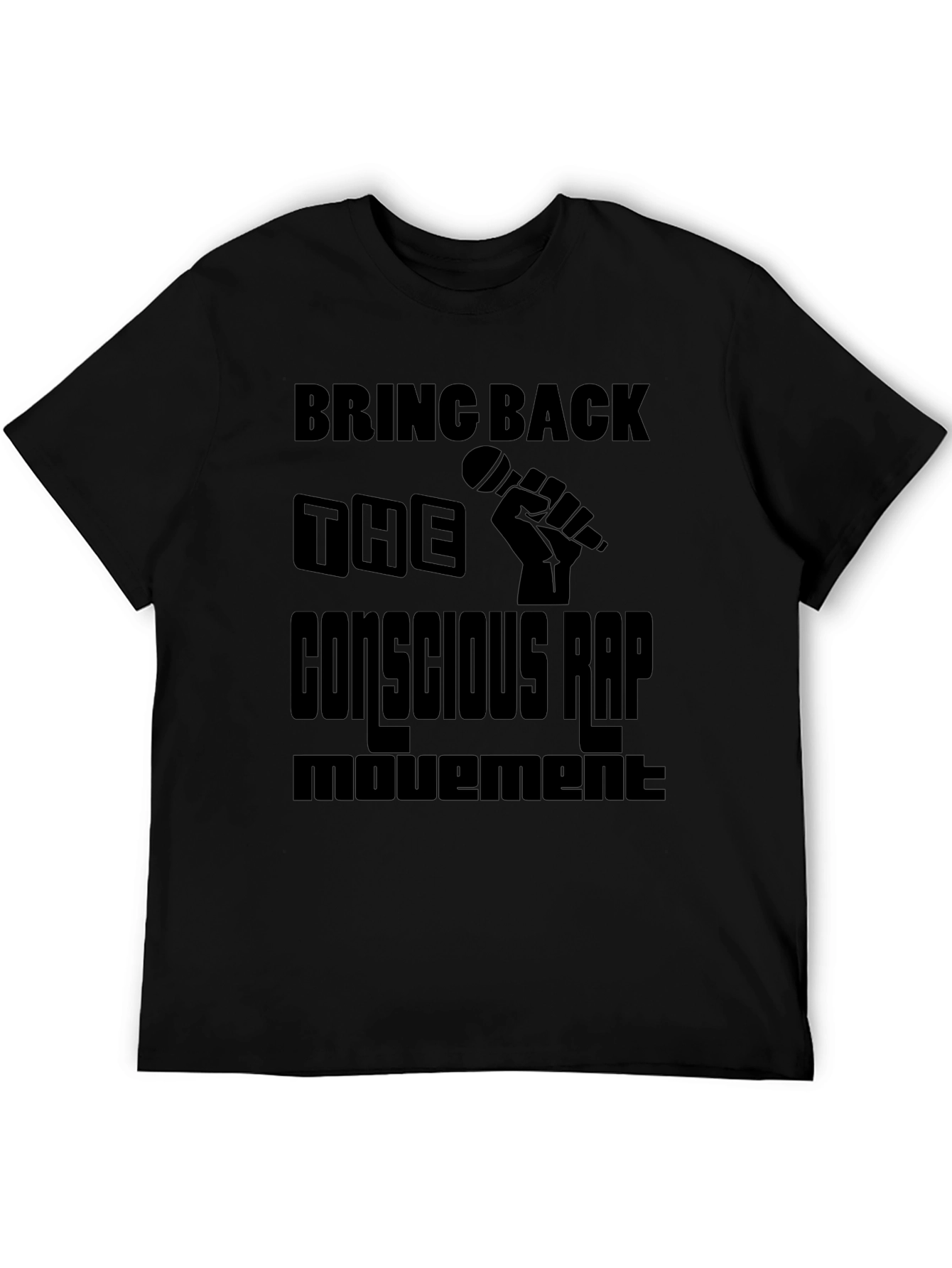 Conscious Rap Movement Black T-Shirt