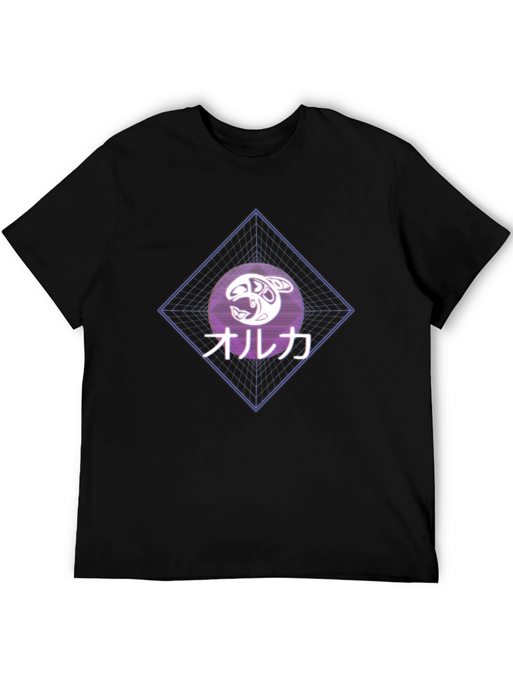 Orca Japanese Style Graphic T-Shirt