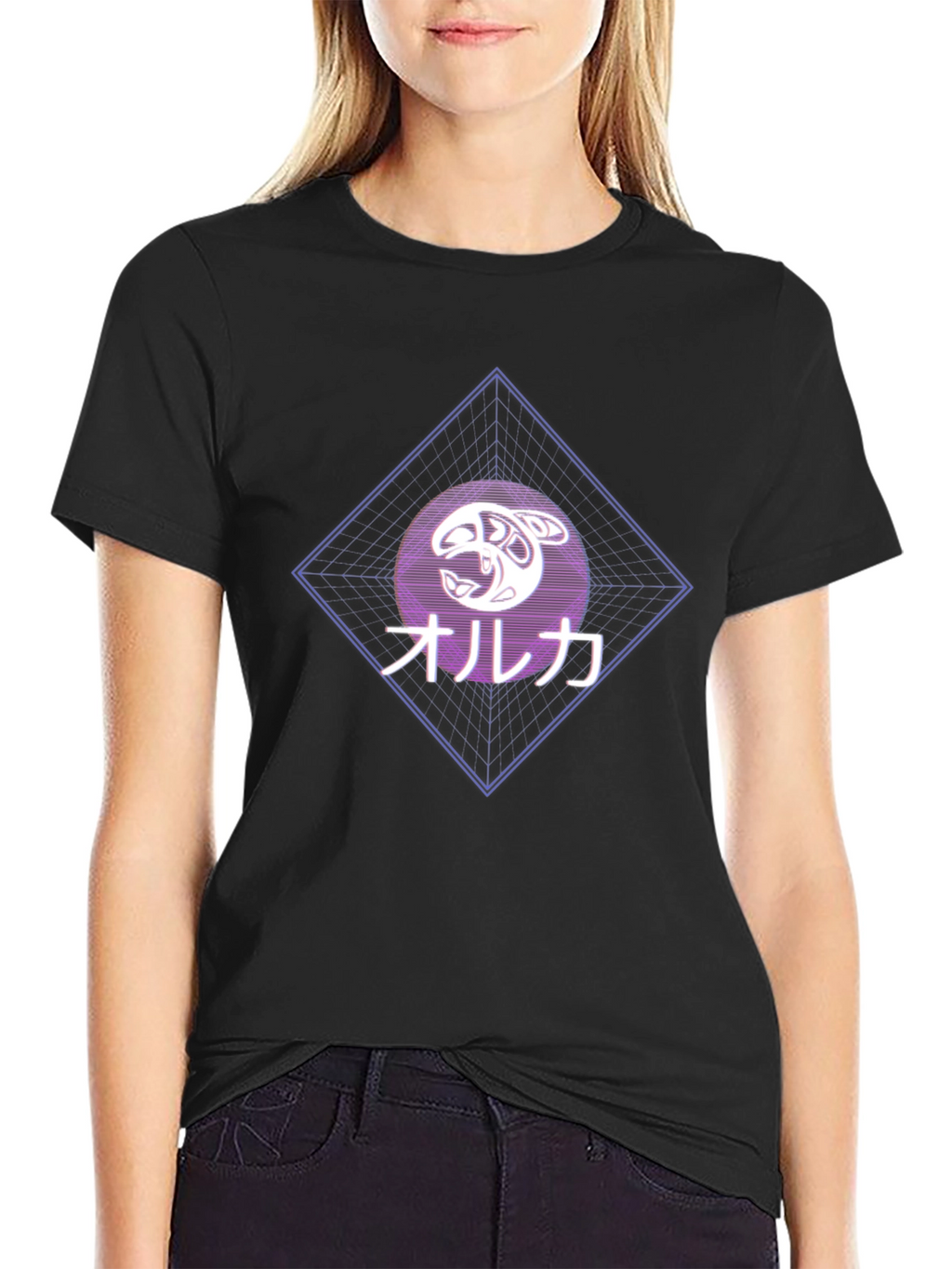 Orca Japanese Style Graphic T-Shirt
