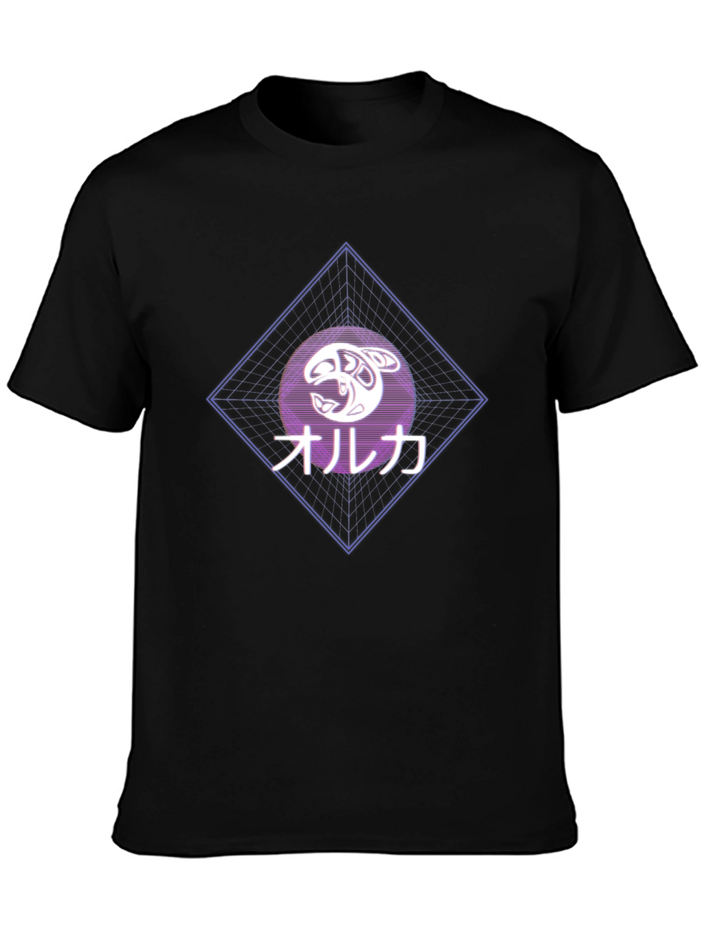 Orca Japanese Style Graphic T-Shirt