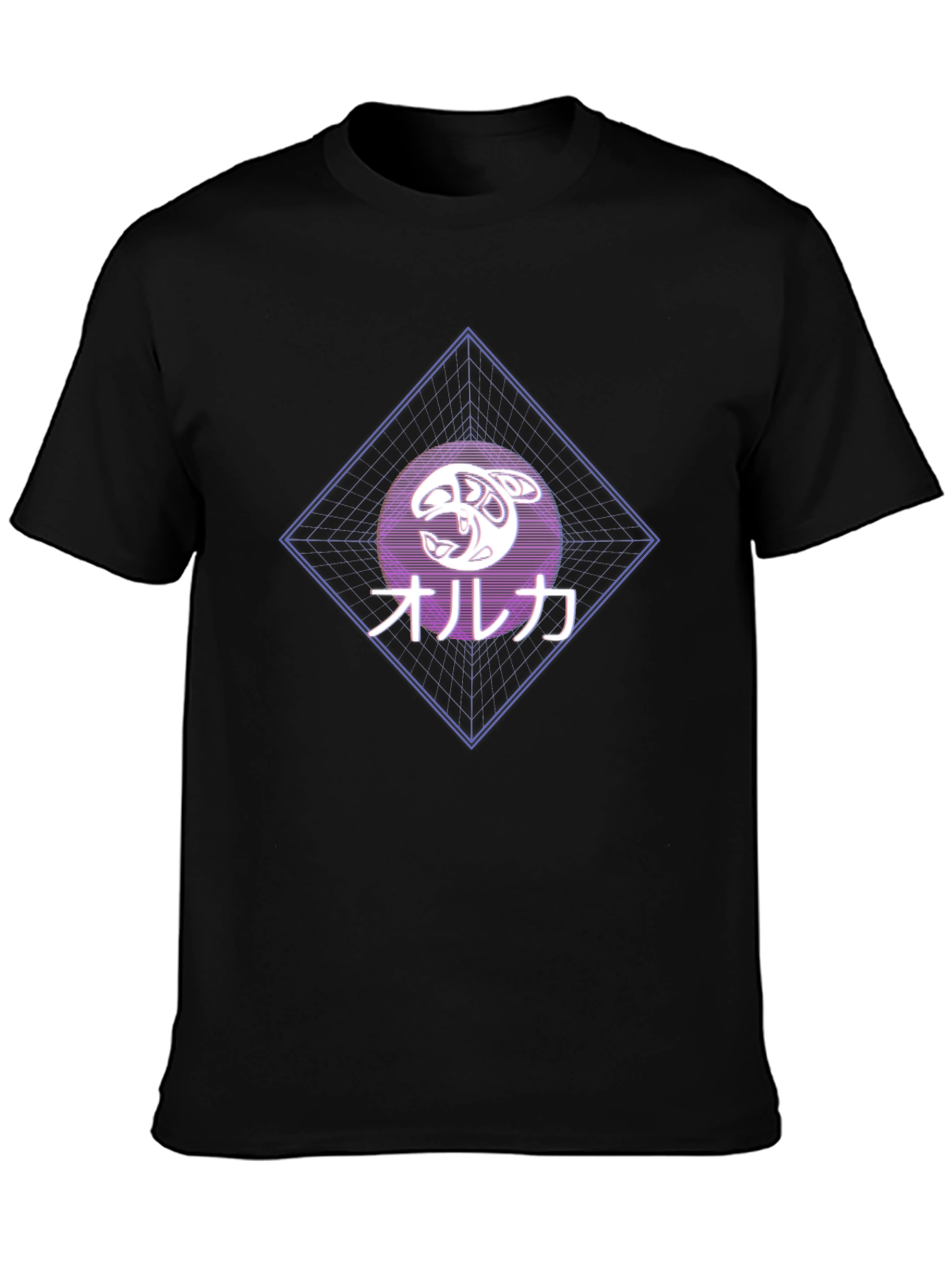 Orca Japanese Style Graphic T-Shirt