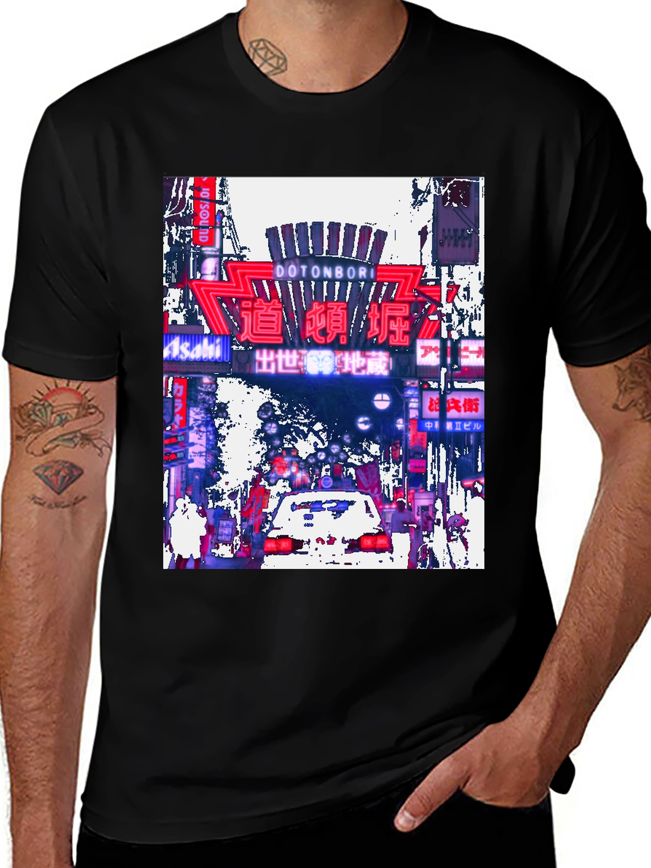 Dotonbori Japan Street Neon T-Shirt
