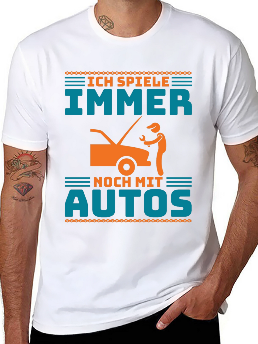 Ich Spiele Immer Noch Mit Autos T-Shirt