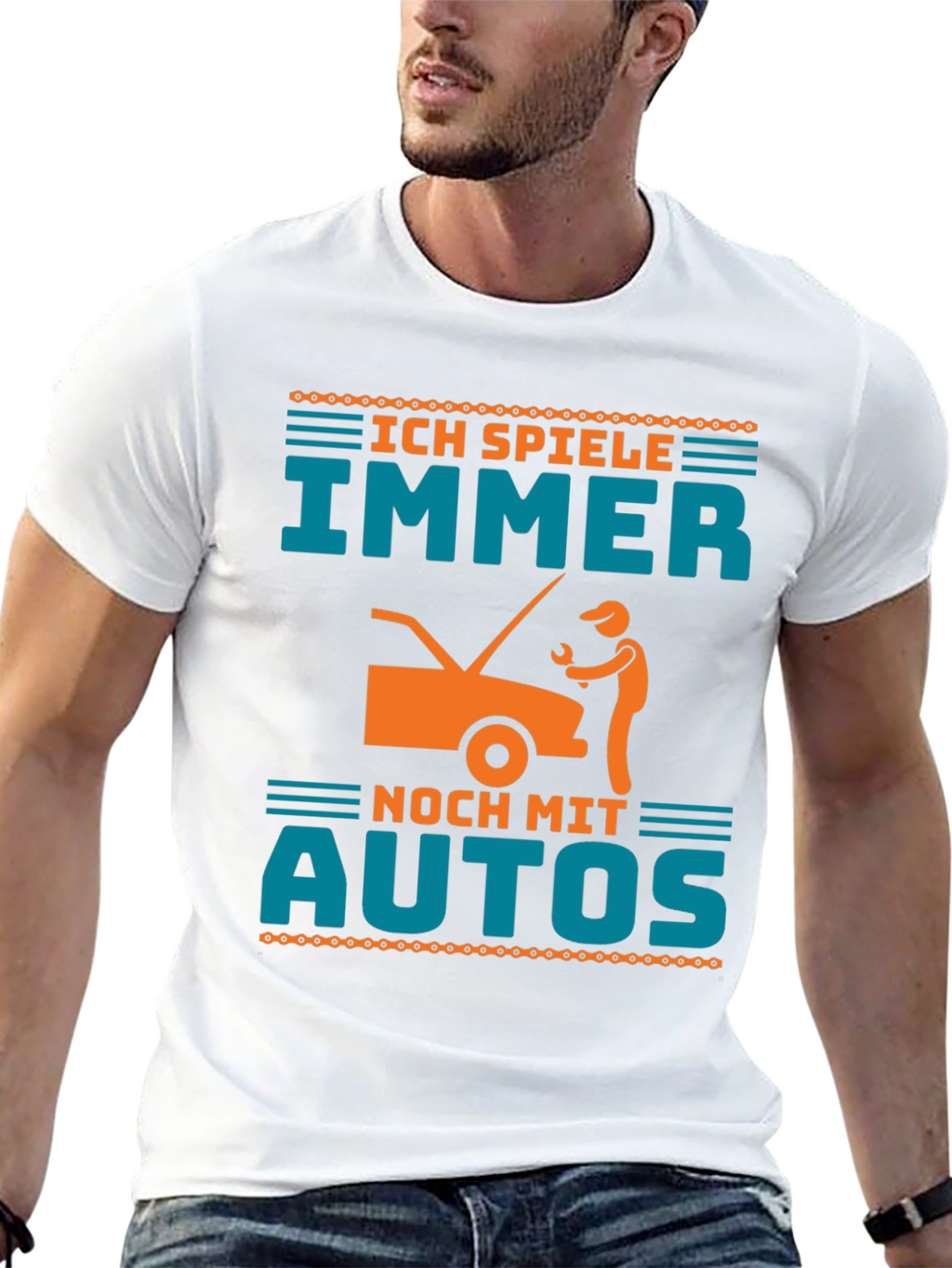 Ich Spiele Immer Noch Mit Autos T-Shirt