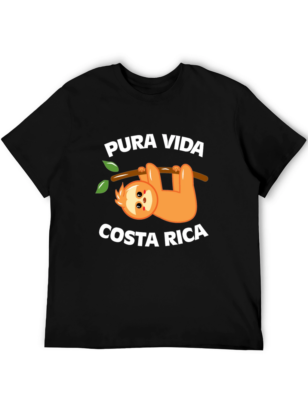 Pura Vida Costa Rica Sloth Graphic T-Shirt
