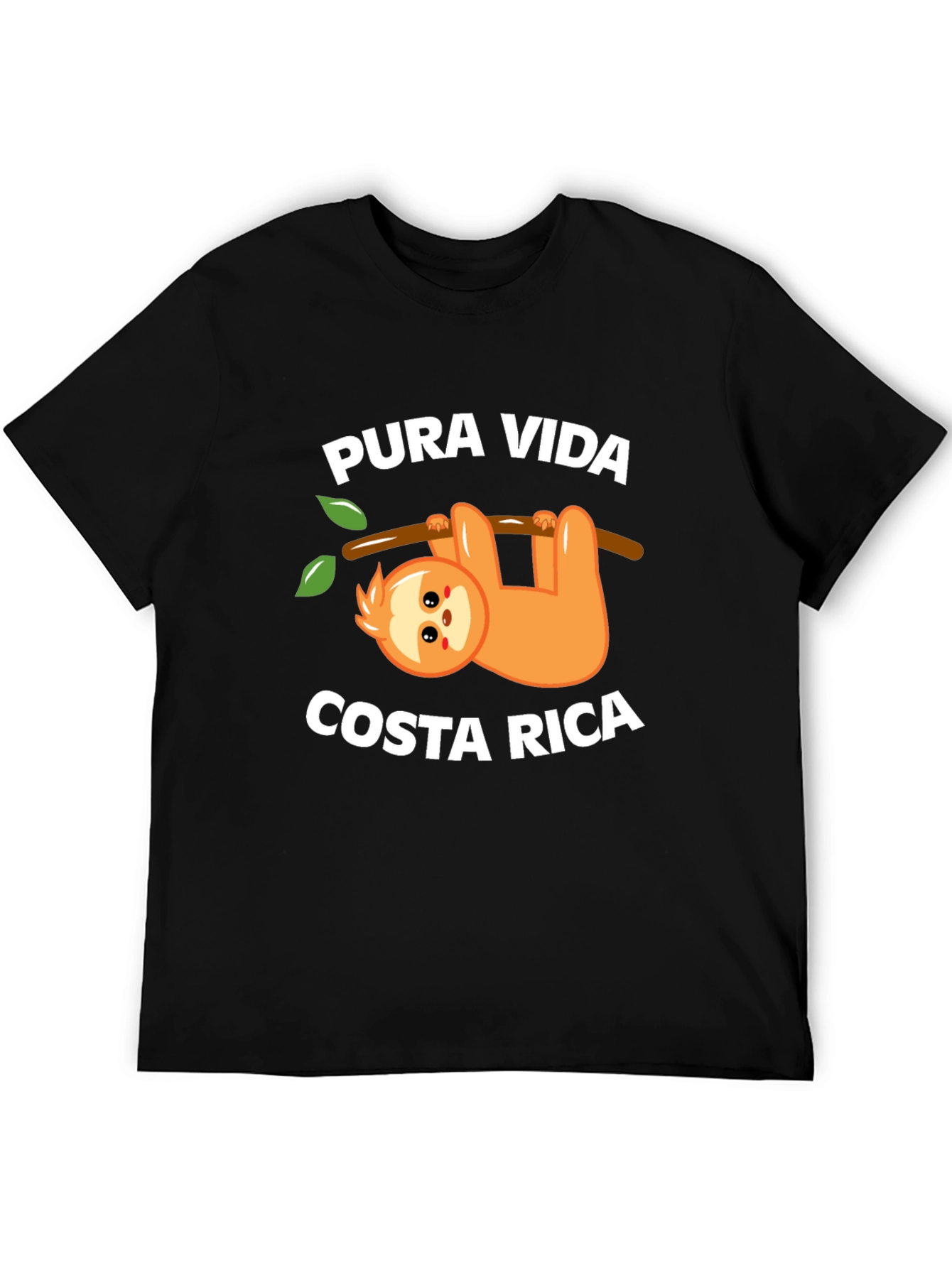 Pura Vida Costa Rica Sloth Graphic T-Shirt