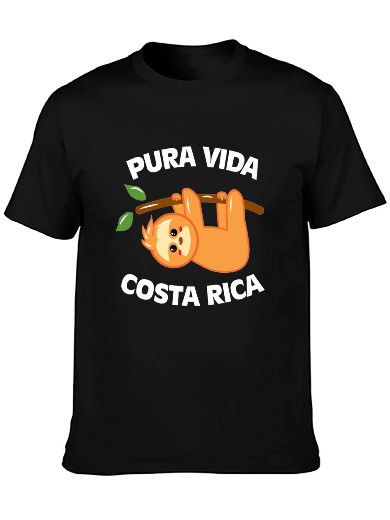 Pura Vida Costa Rica Sloth Graphic T-Shirt