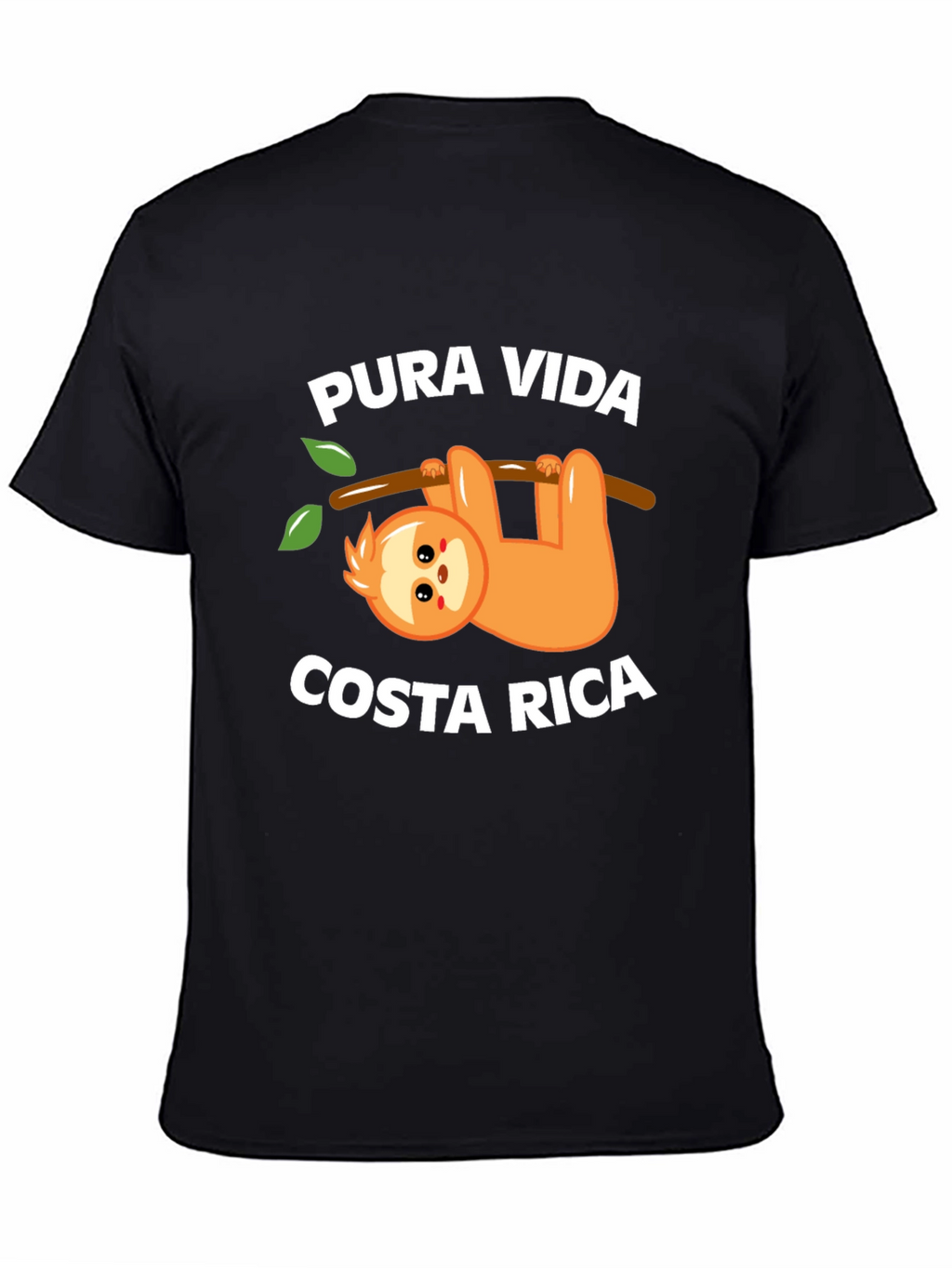 Pura Vida Costa Rica Sloth Graphic T-Shirt
