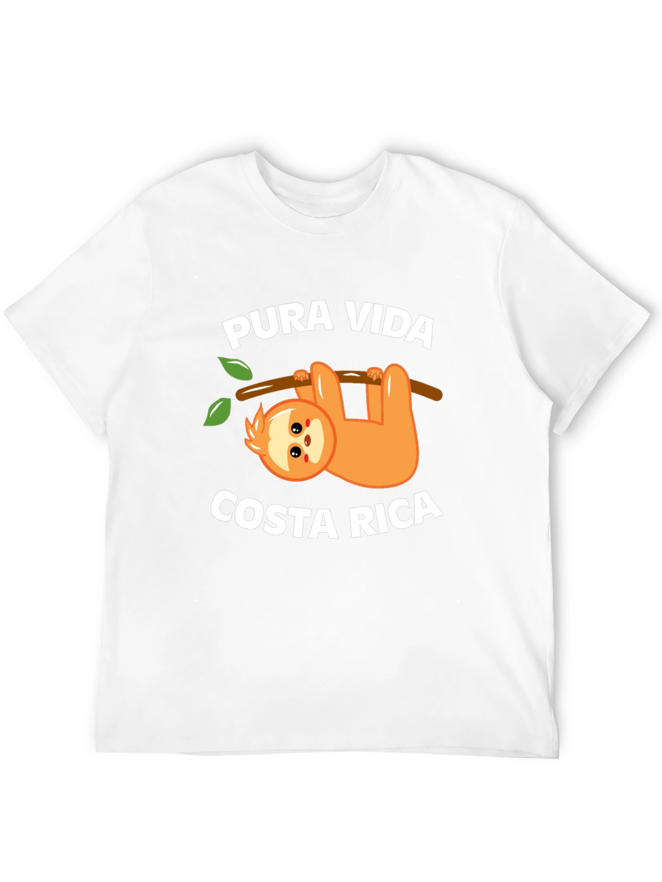 Pura Vida Costa Rica Sloth Graphic T-Shirt