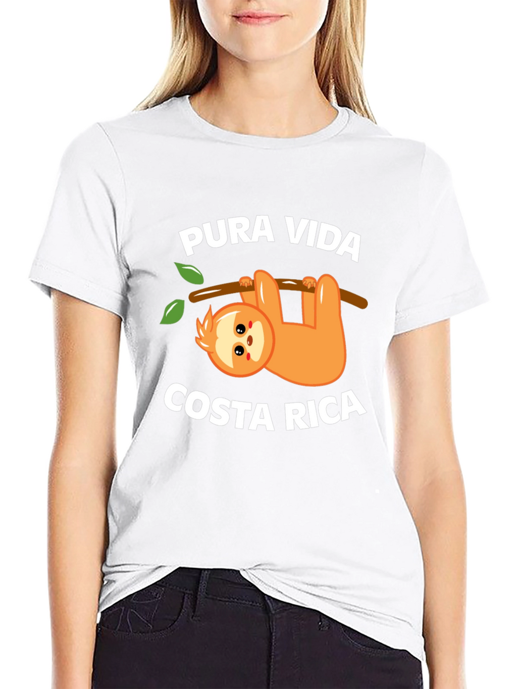 Pura Vida Costa Rica Sloth Graphic T-Shirt