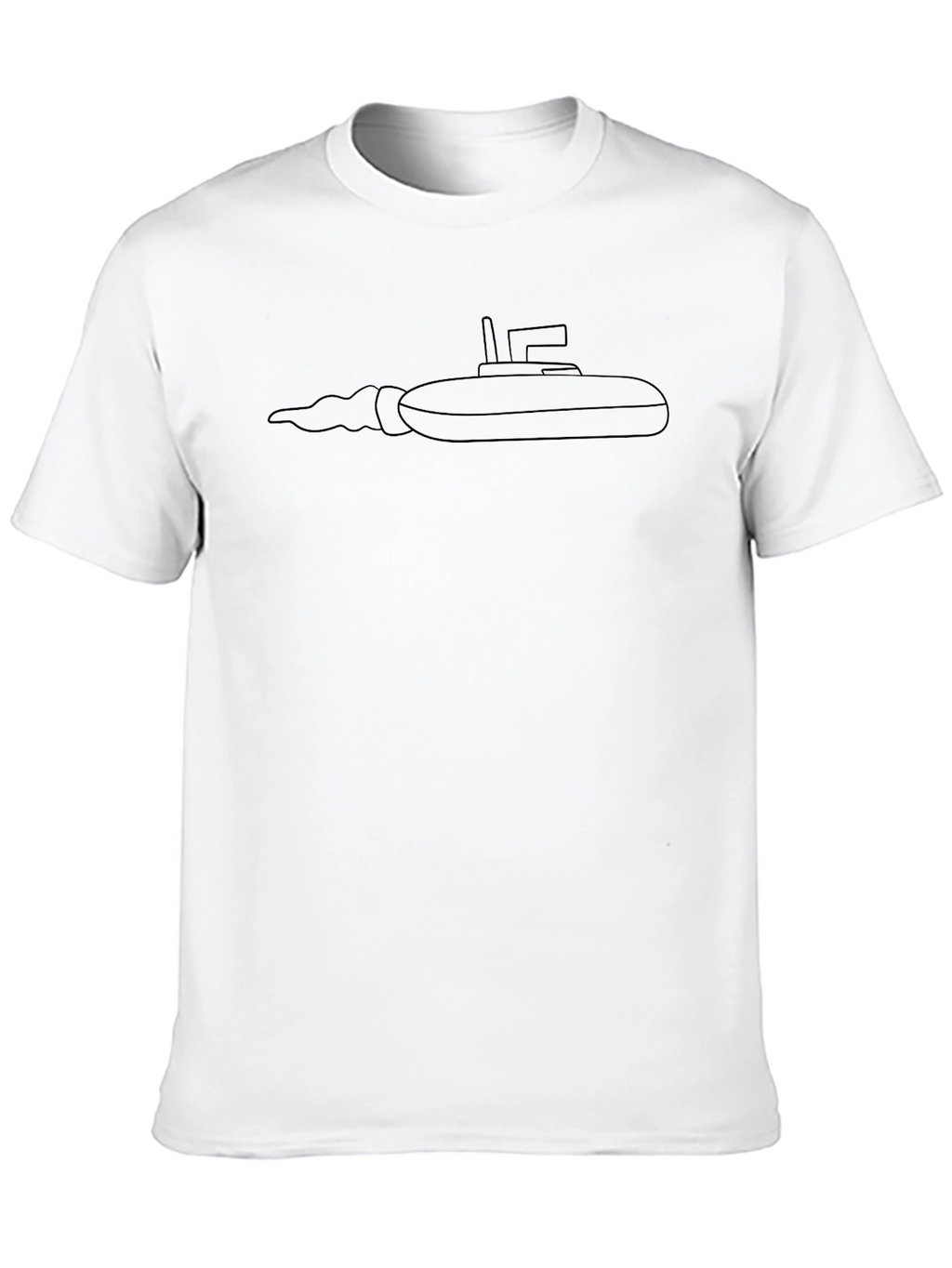Submarine Graphic Tee - Sleek Black T-Shirt