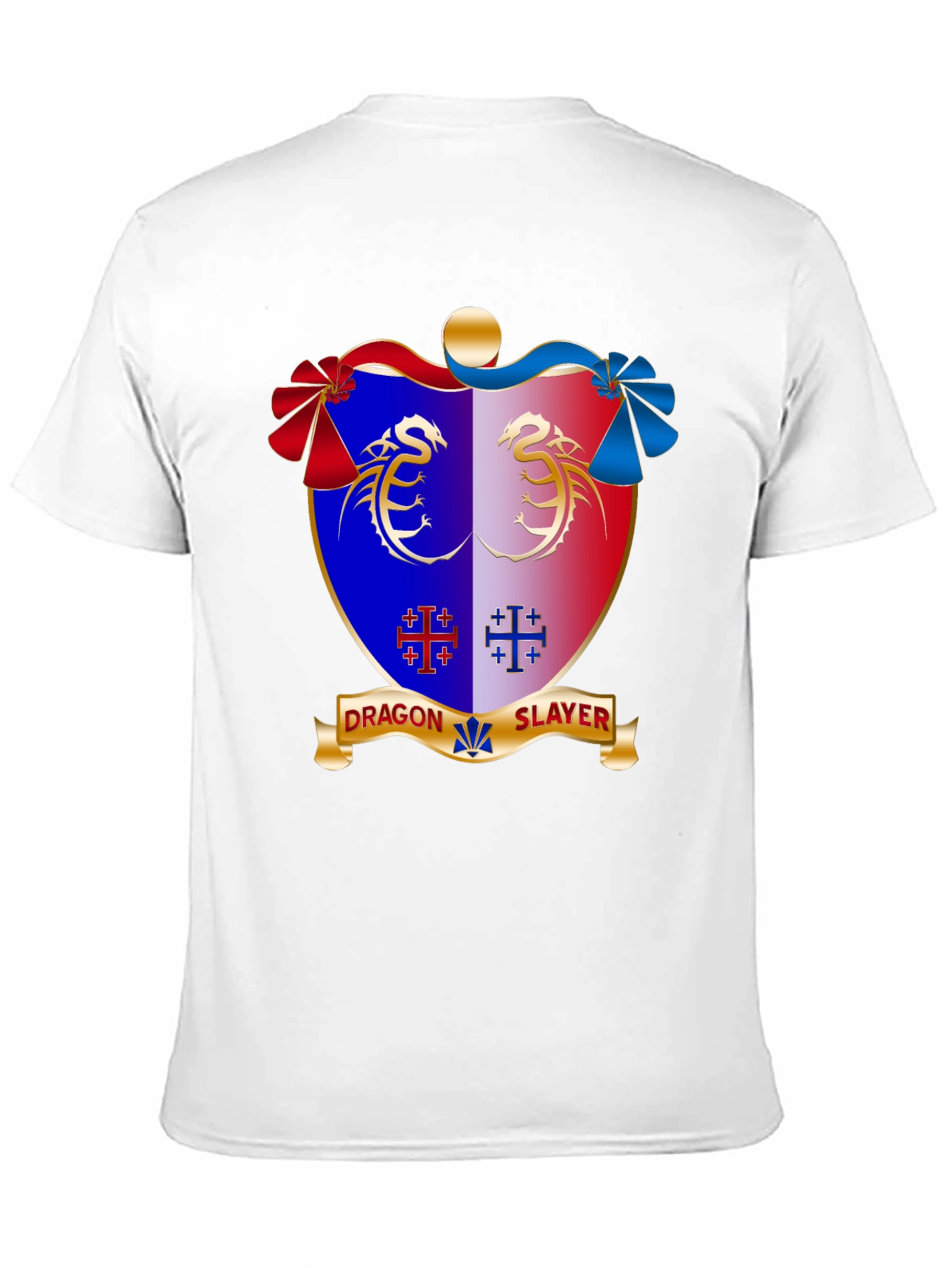 Dragon Slayer Crest Black T-Shirt