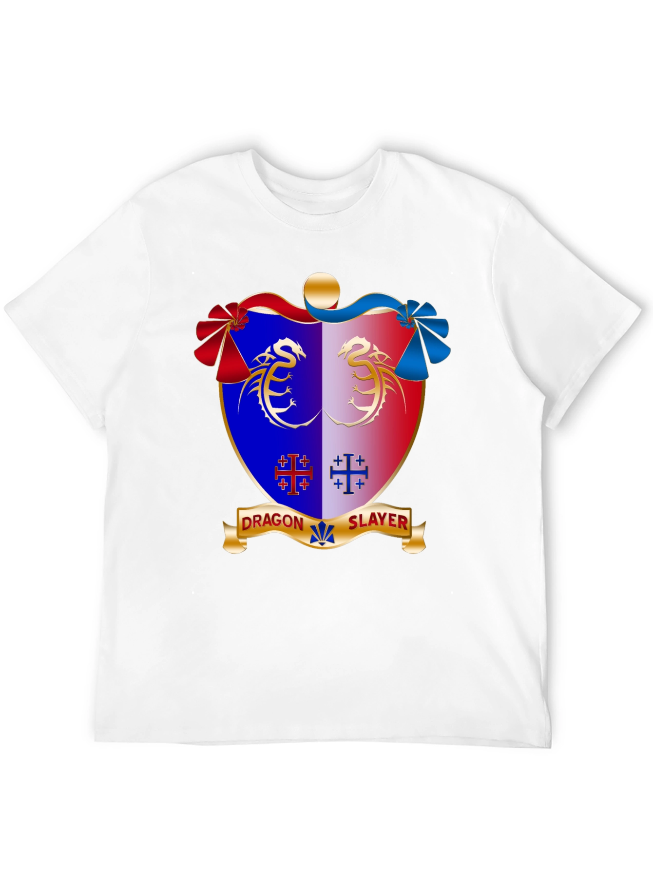 Dragon Slayer Crest Black T-Shirt