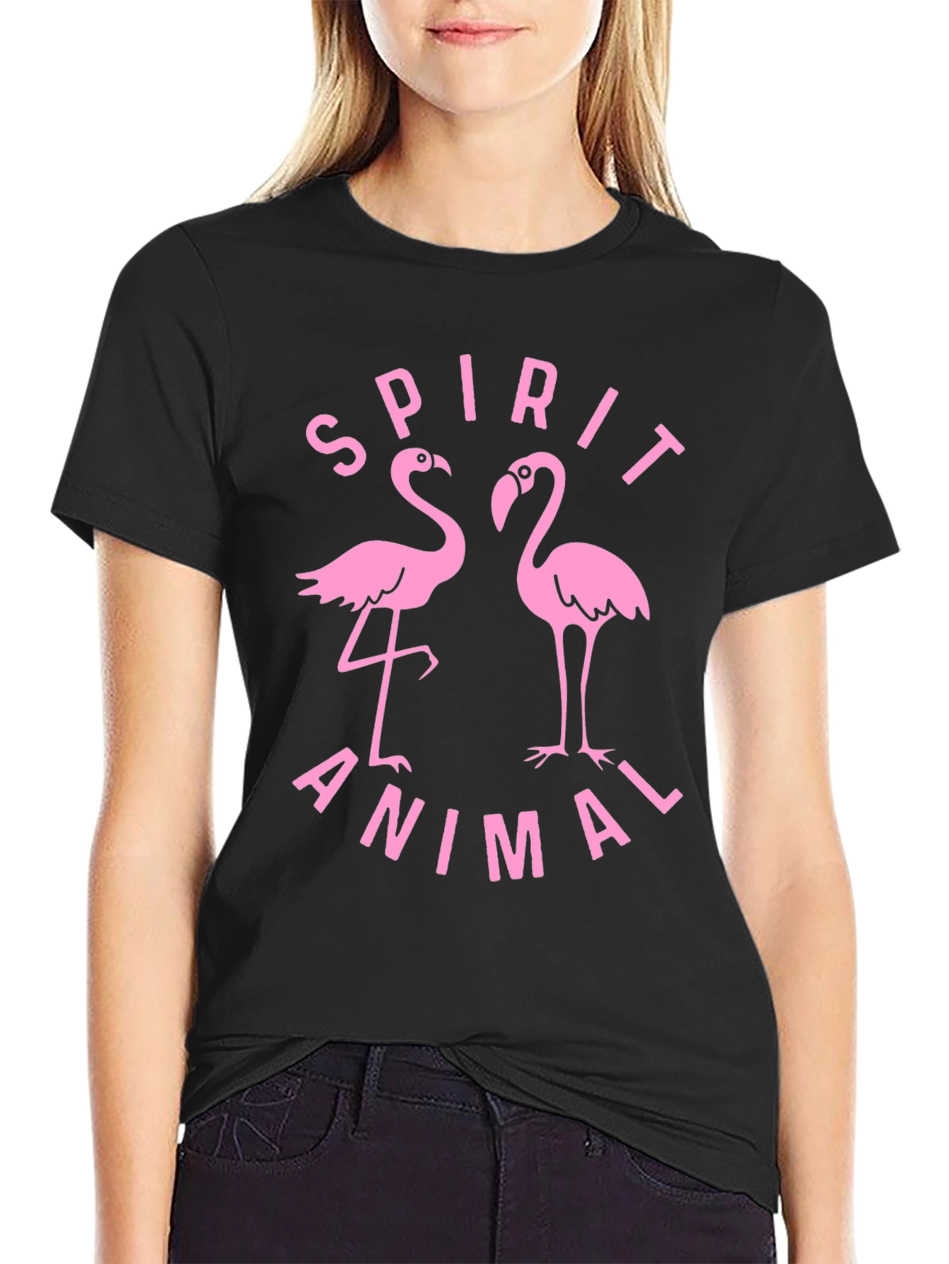 Spirit Animal Flamingo Graphic Tee