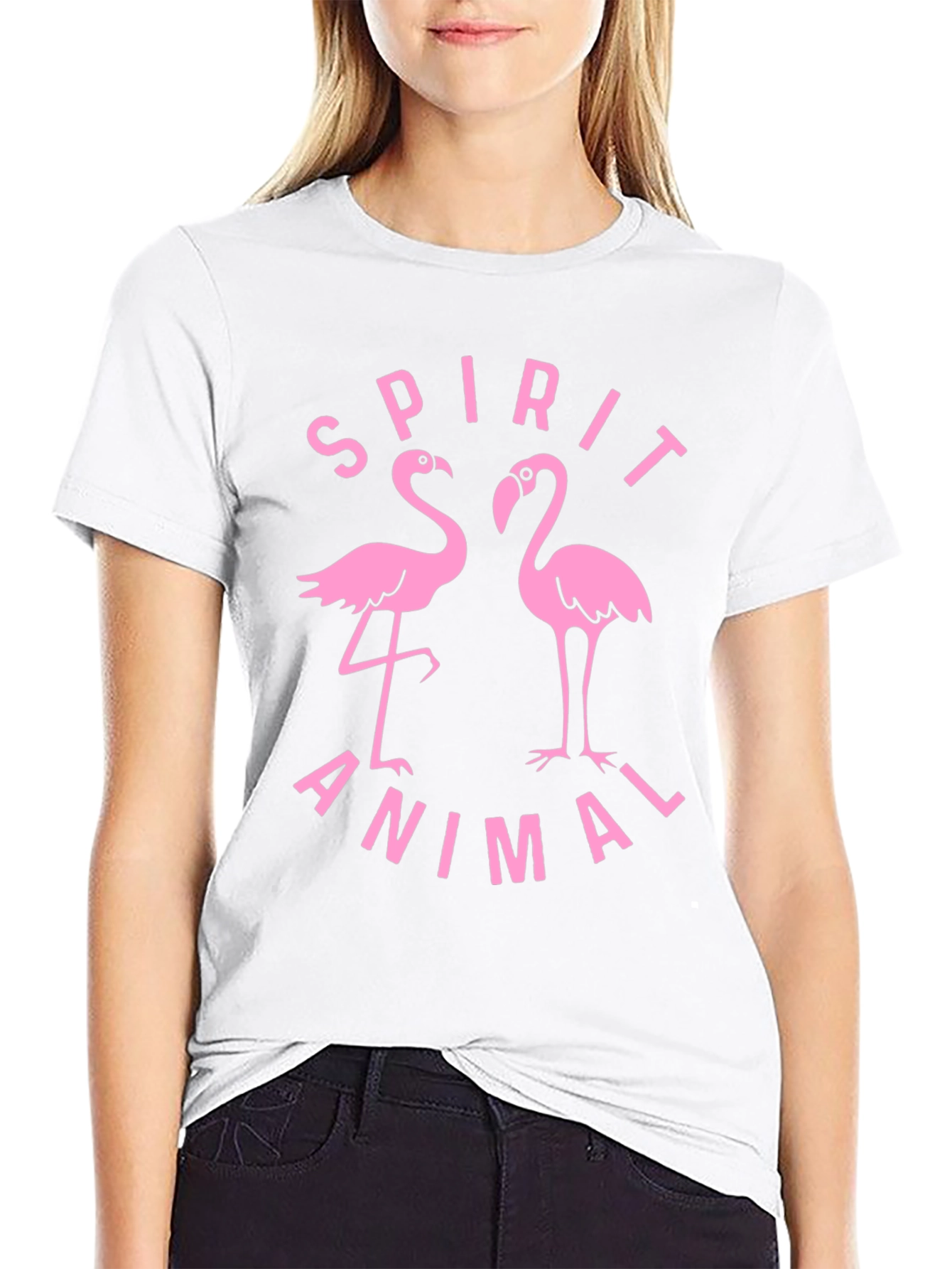 Spirit Animal Flamingo Graphic Tee